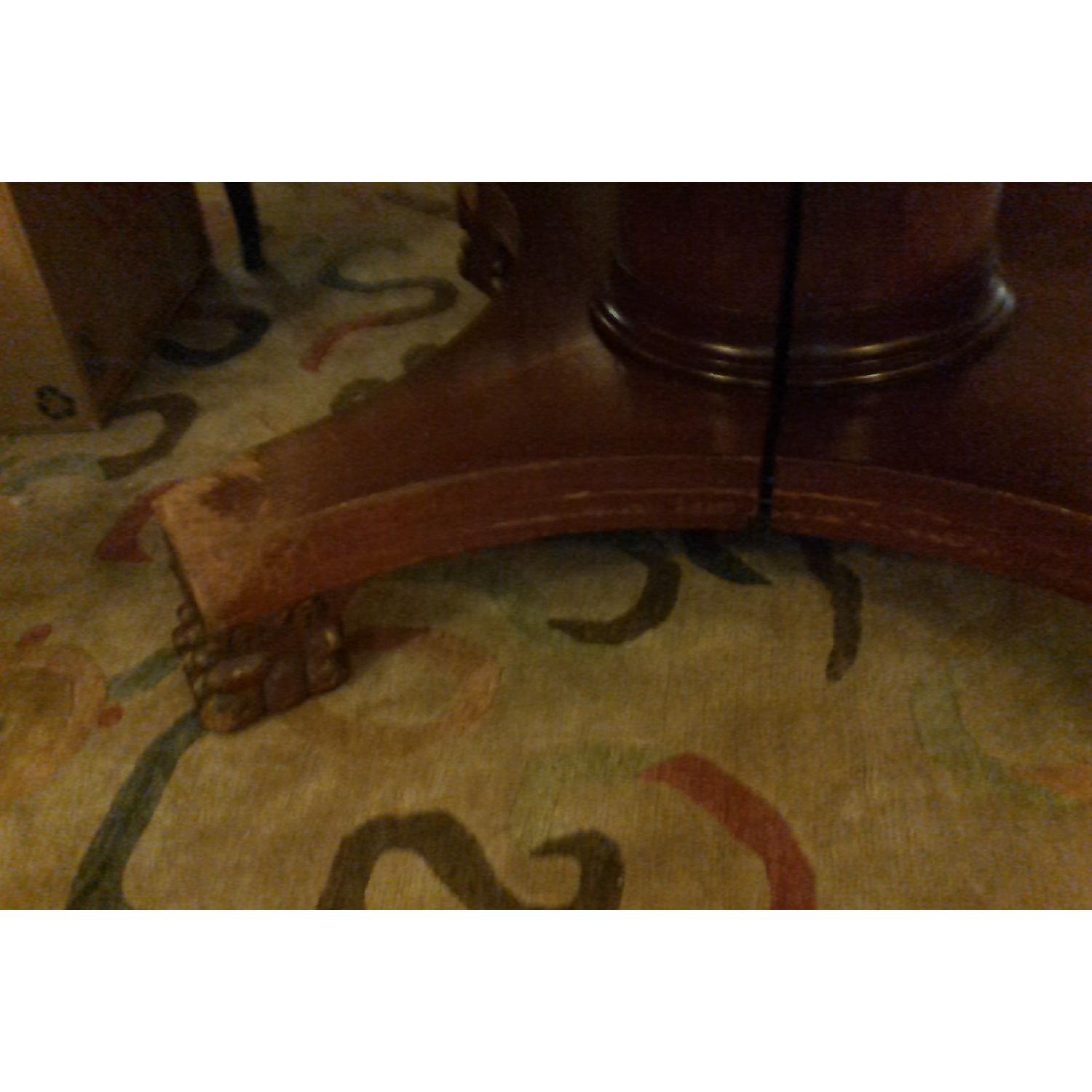 Antique Expandable Round Dining Table - image-2