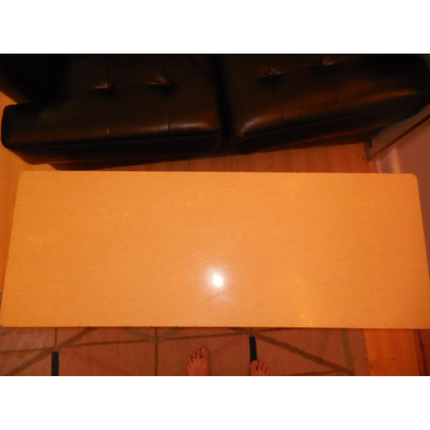 Vintage Double School Desk/Coffee Table - image-5