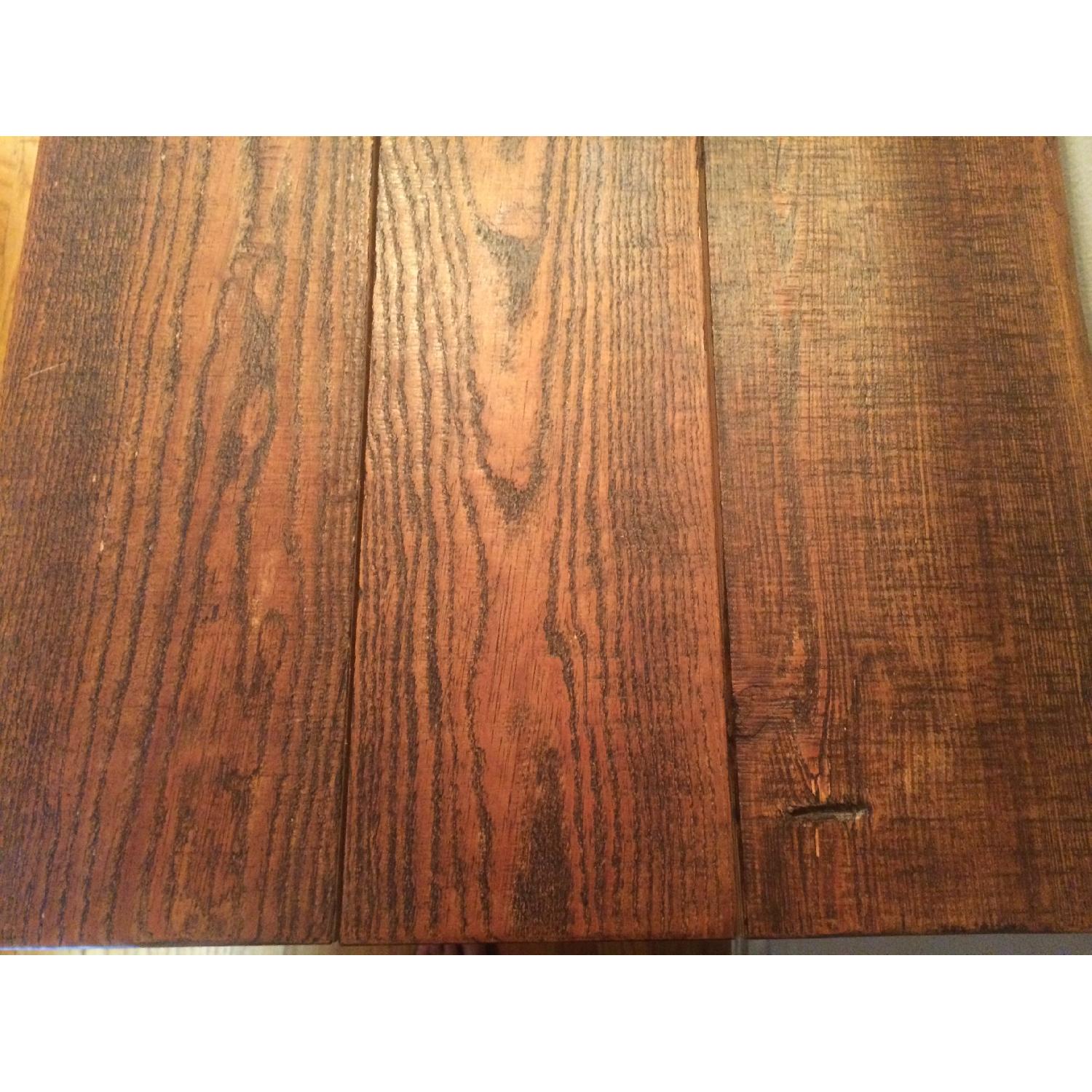 Vintage Reclaimed Wood Table w/ Sewing Table Base - image-7