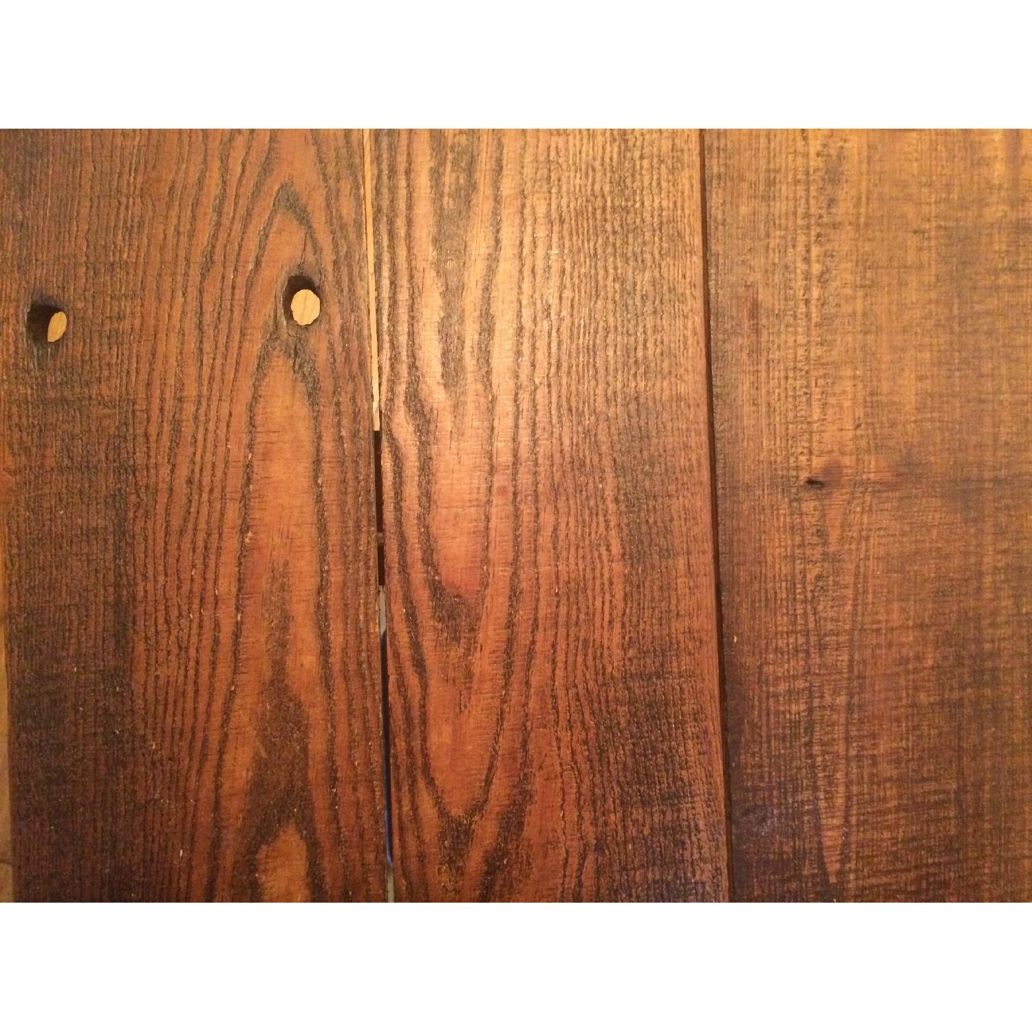 Vintage Reclaimed Wood Table w/ Sewing Table Base - image-8