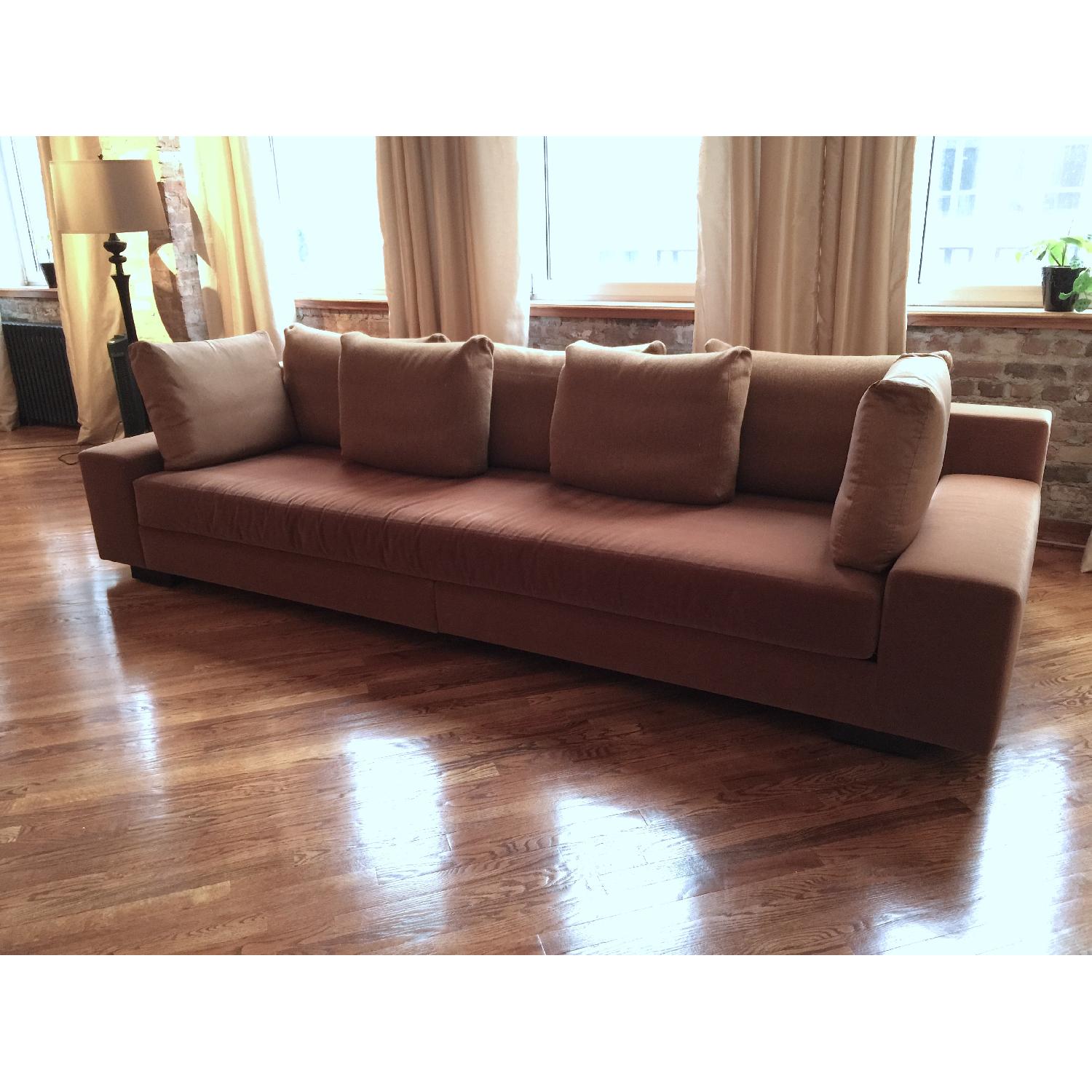 Holly Hunt Mohair & Down Sofa - image-2