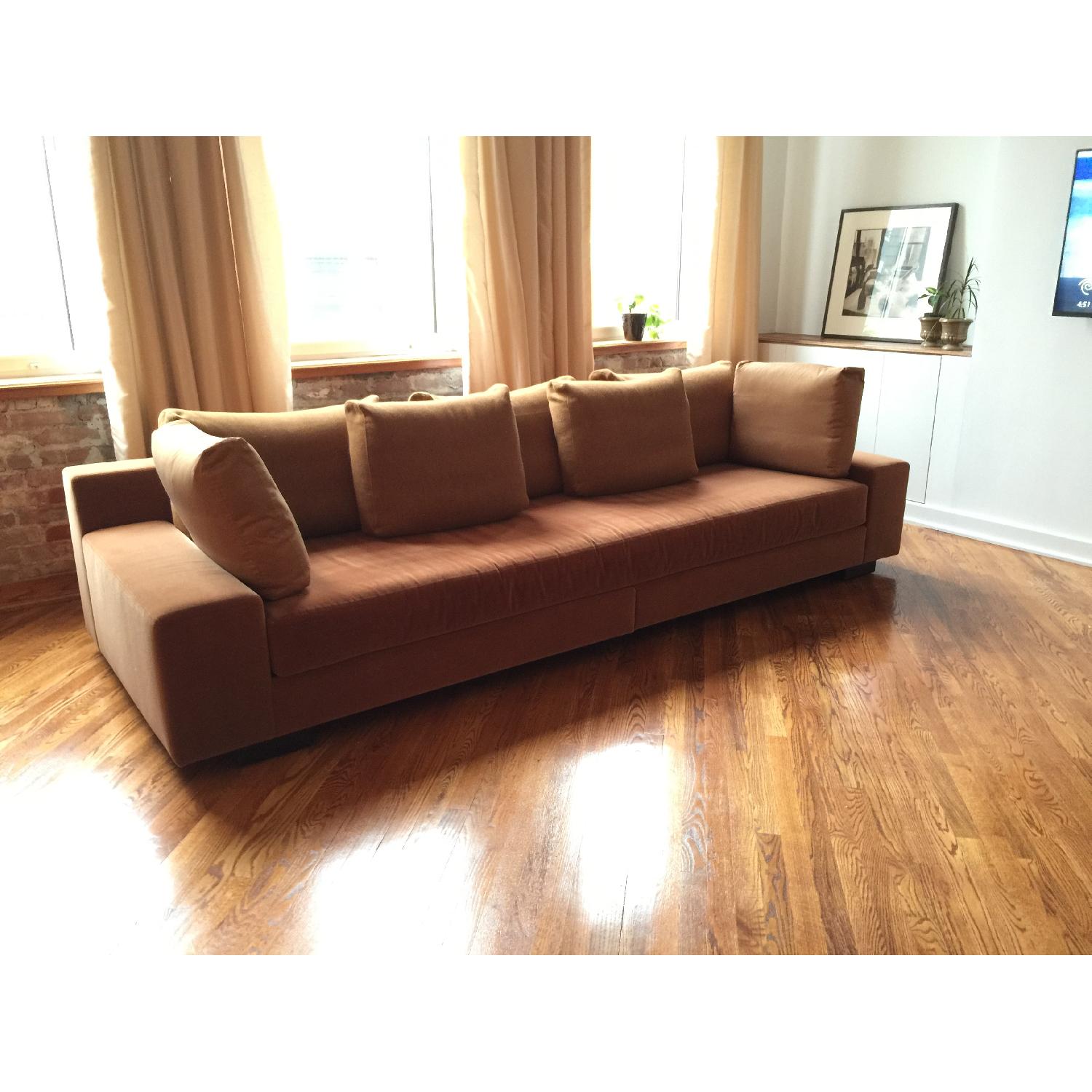 Holly Hunt Mohair & Down Sofa - image-4