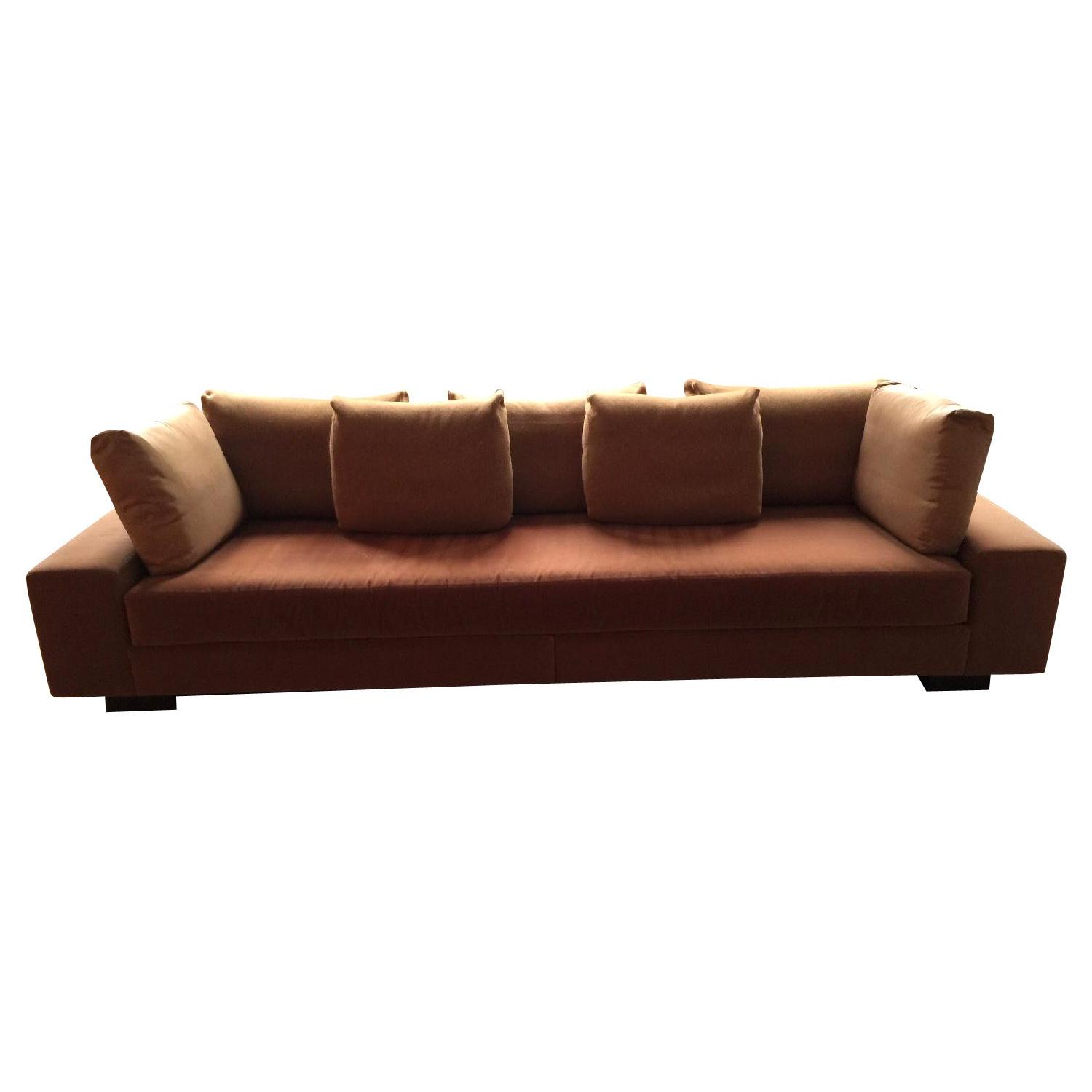 Holly Hunt Mohair & Down Sofa - image-0