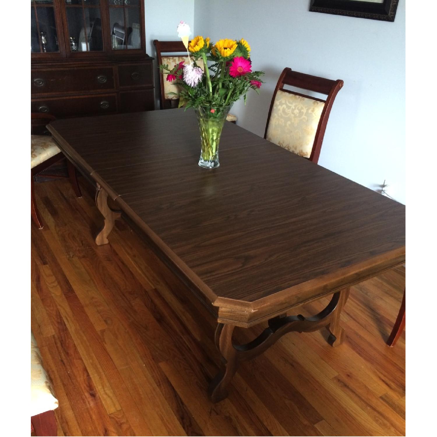 Expandable Wood Dining Table - image-1