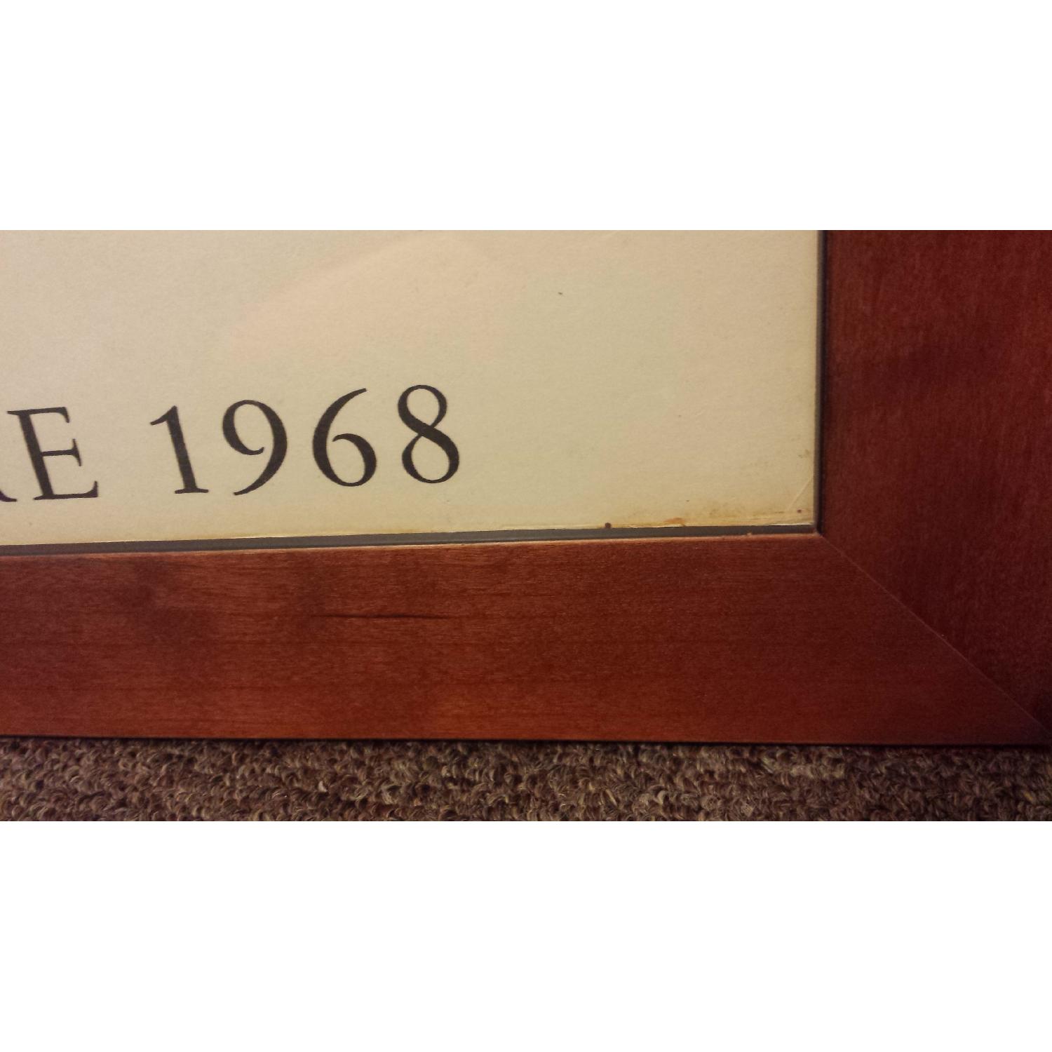 Framed Marc Chagall 1968 Vintage Exhibition Poster - LE CIRQUE - image-5