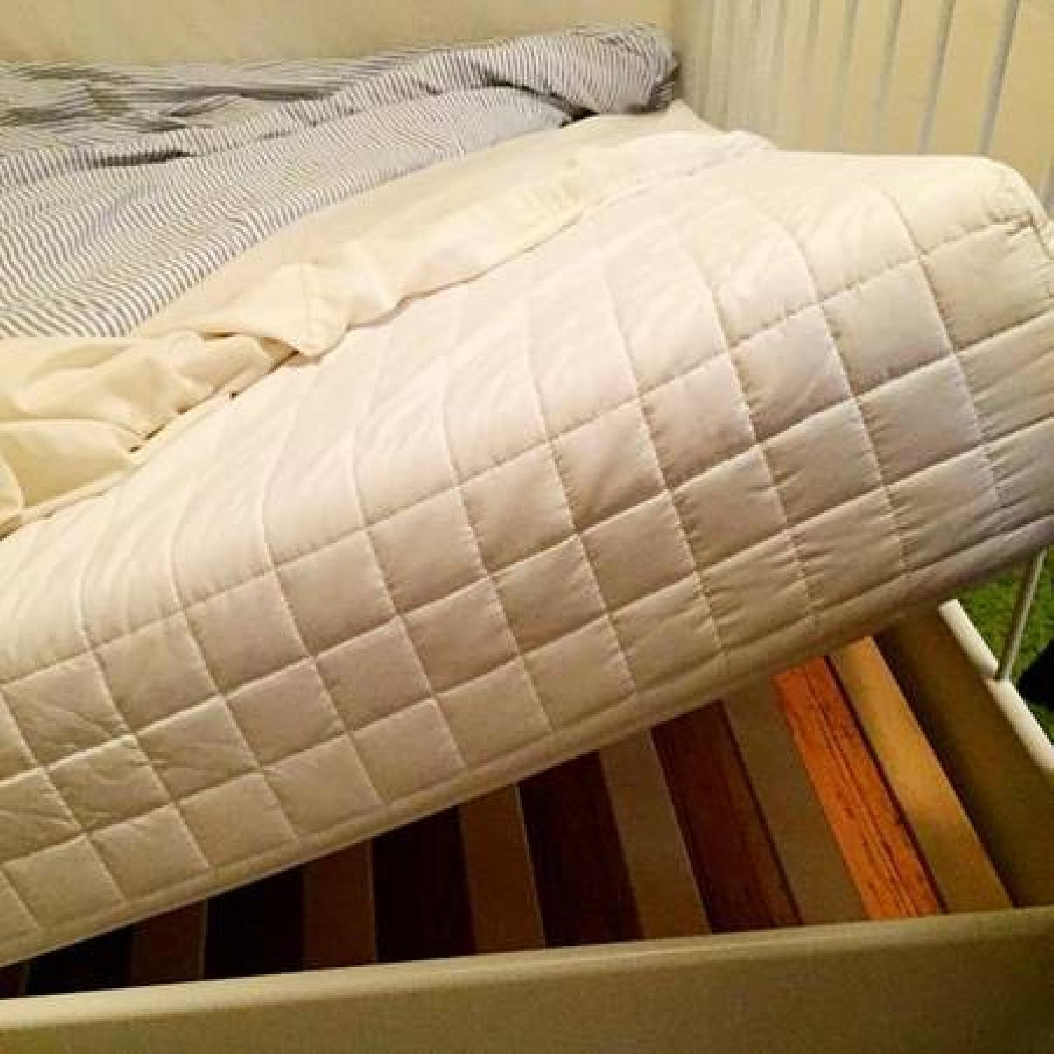 Ikea Leirvik Full Size Bed Frame with Slatted Base AptDeco