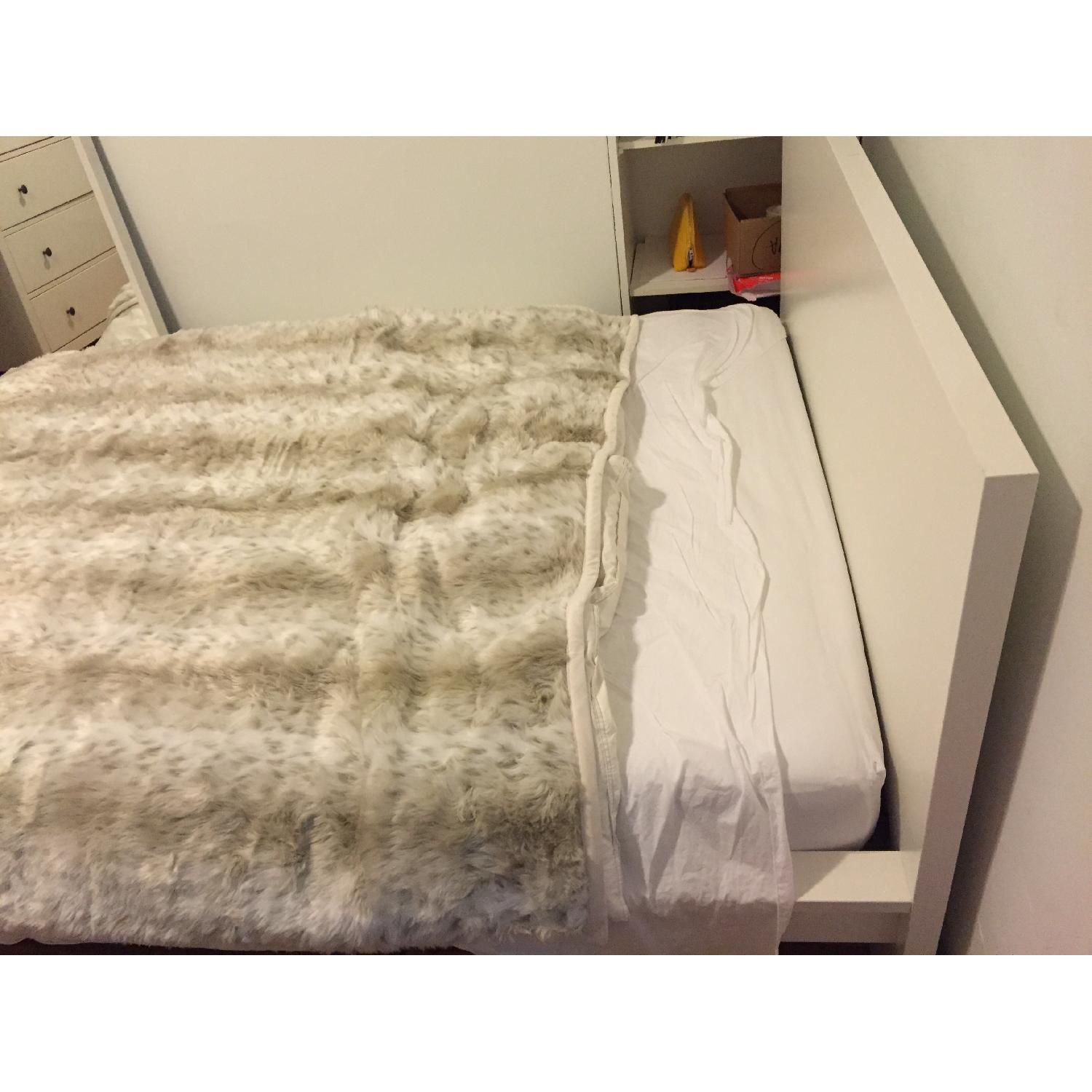 Ikea Malm White High Bed Frame - image-4