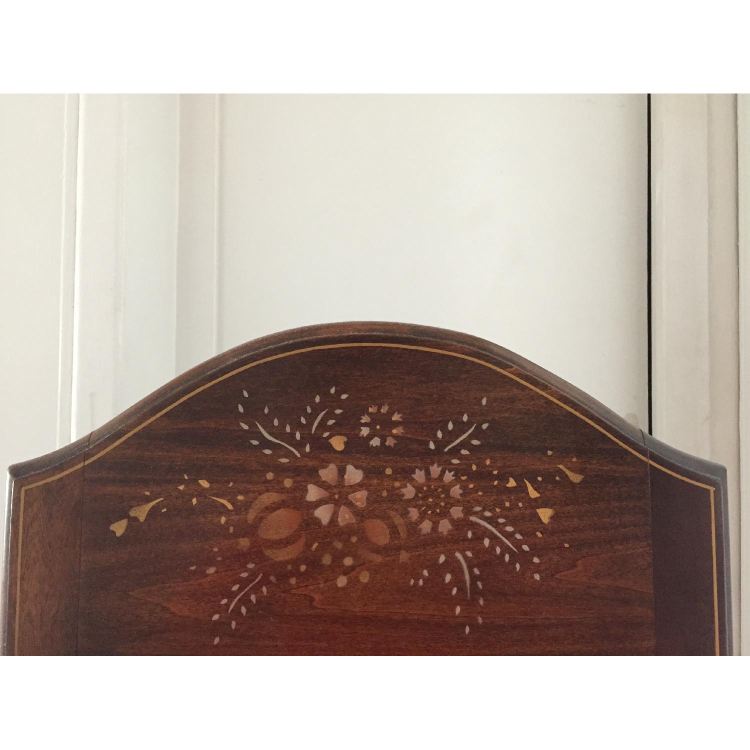 Wood Frame Standing Mirror with Inlay - image-3