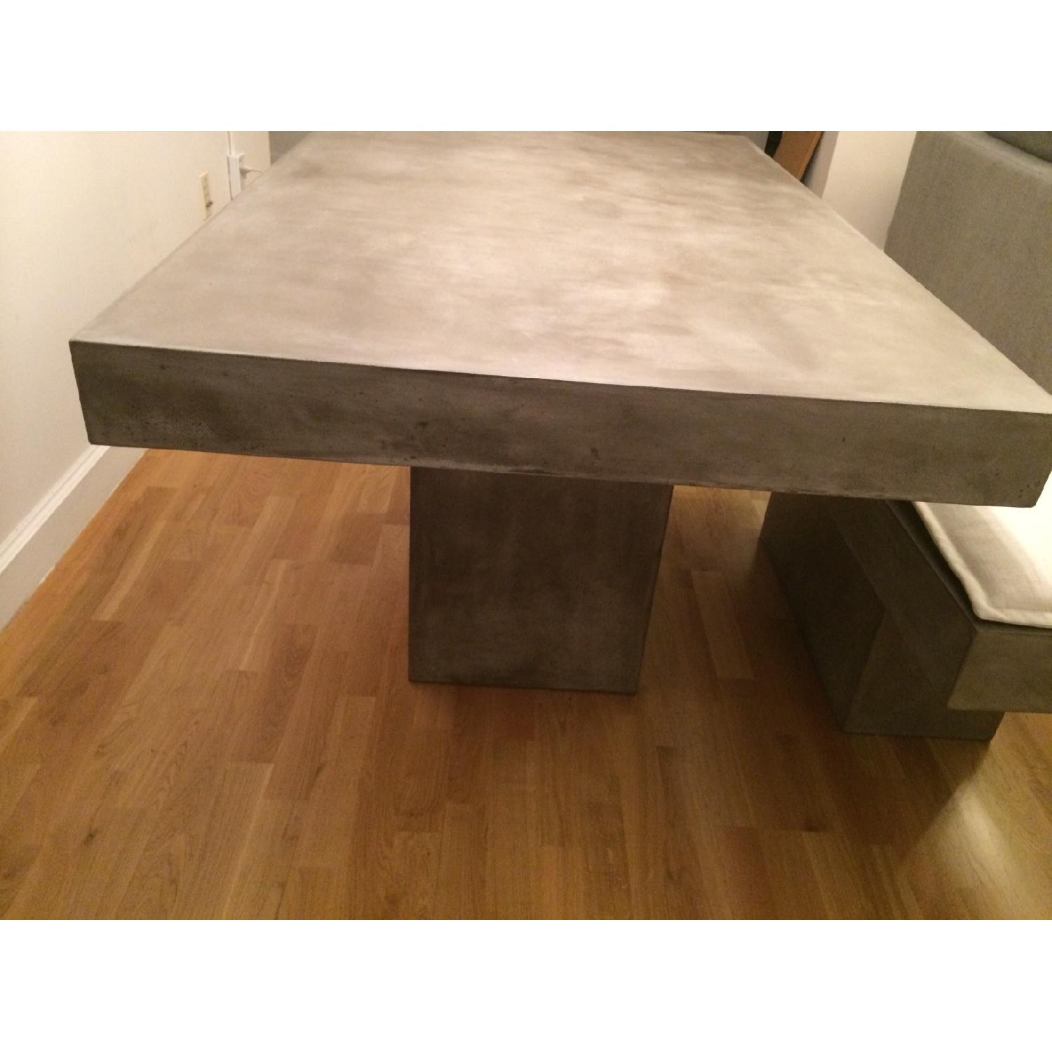 CB2 Dining Table w/ 4 Dining Chairs + 1 Bench - image-6