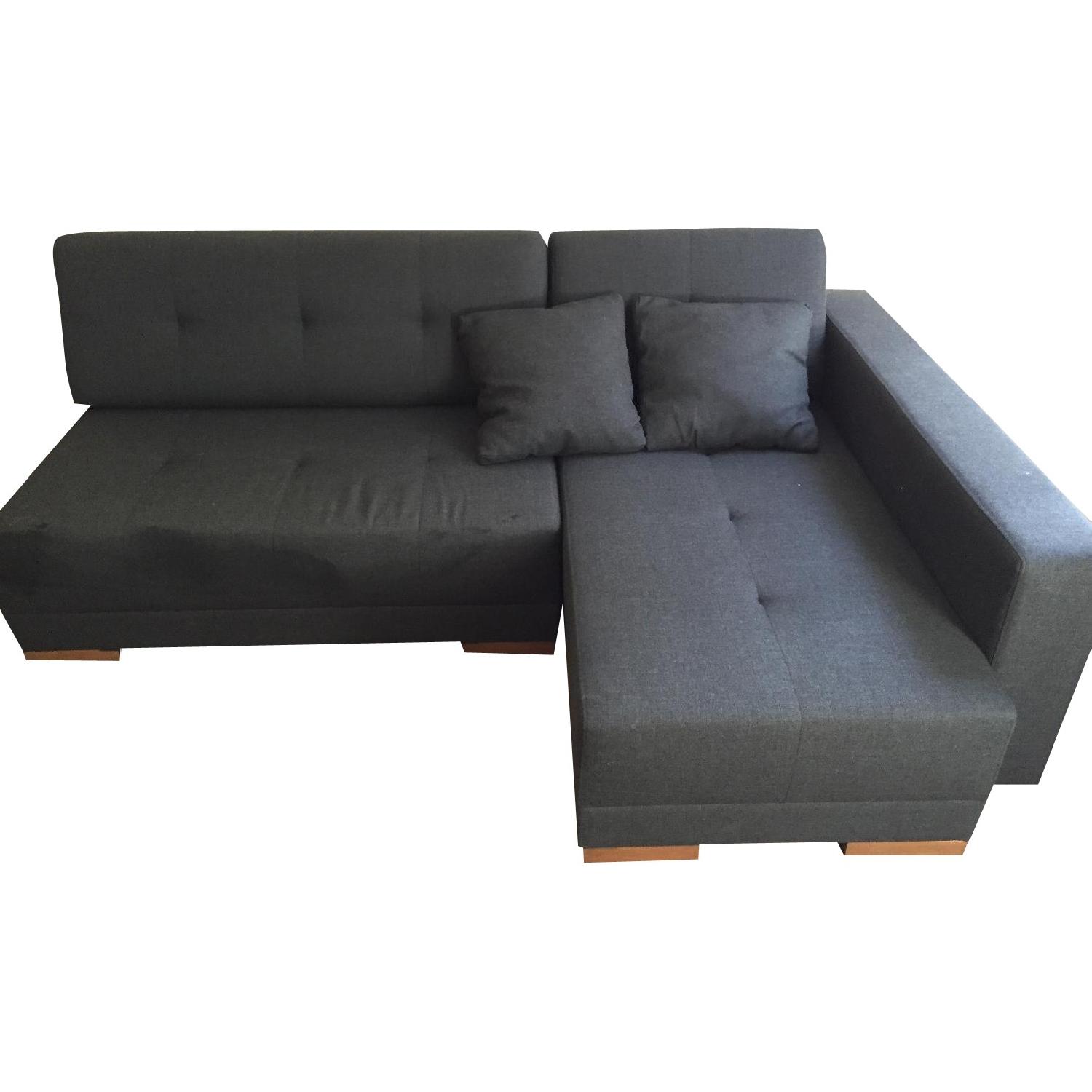 NYFU Corner Convertible Sofa Bed AptDeco