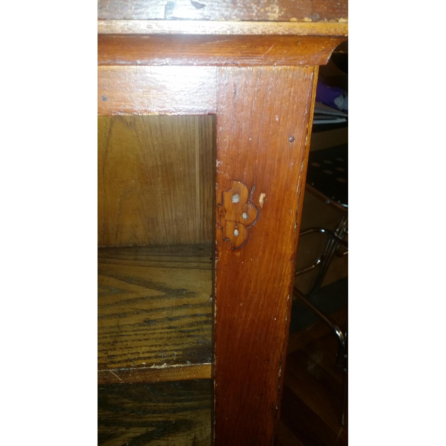 Distressed Bookcase - AptDeco