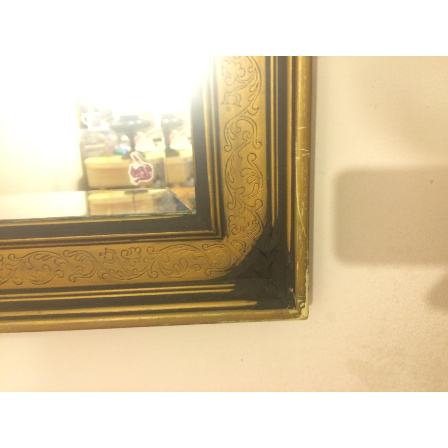 Vintage Art Deco Golden Mirror - image-4
