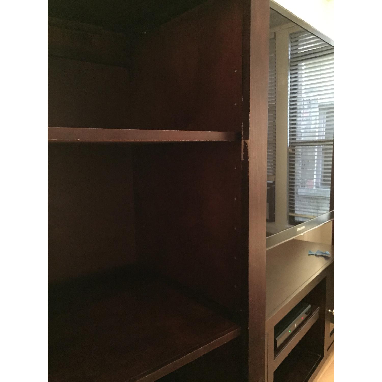 Whalen Furniture Wooden Bookcases - Pair - image-7