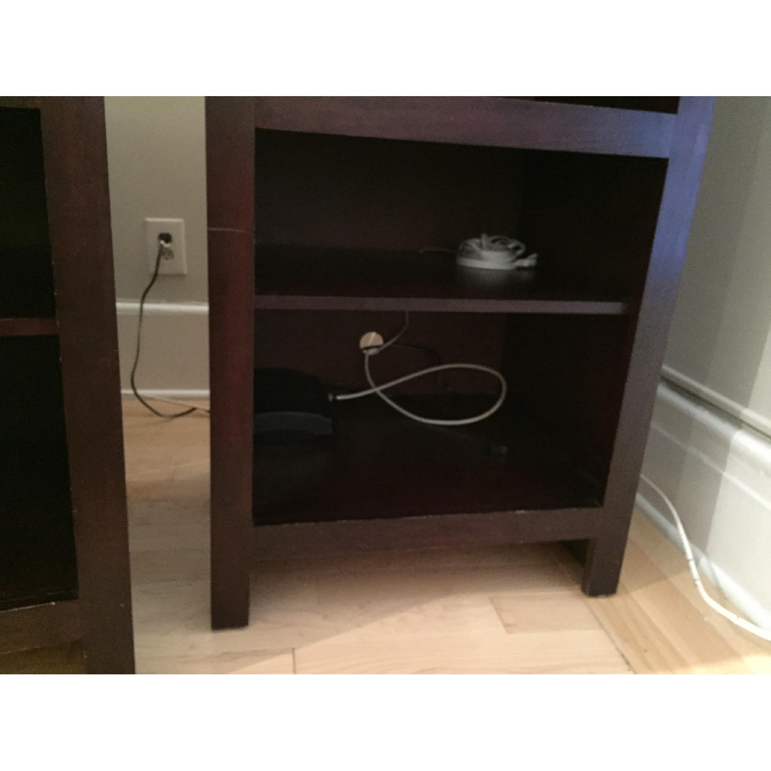 Whalen Furniture Wooden Bookcases - Pair - image-9