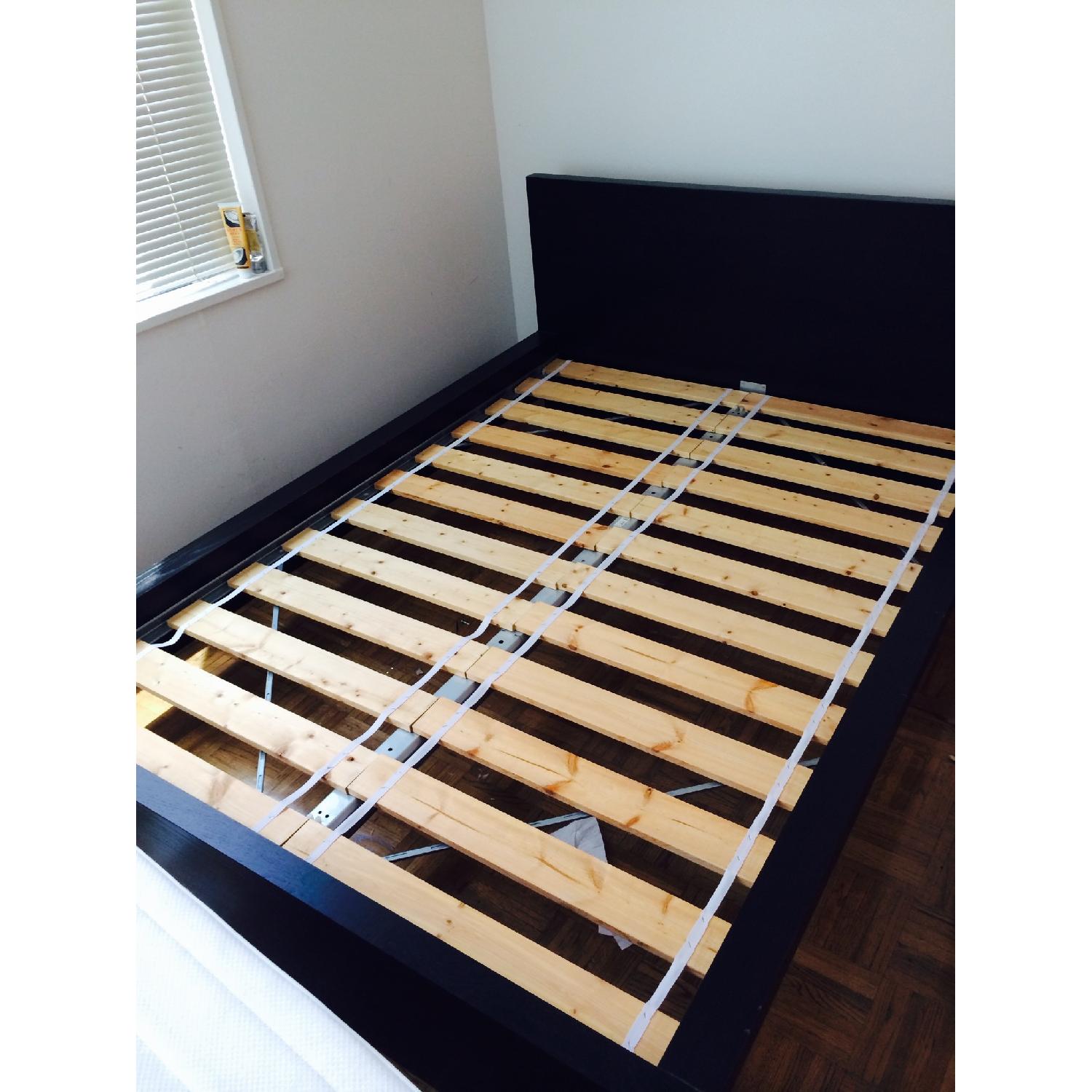 Ikea Malm Full Size Bed Frame w/ Slatted Bed Base - image-1