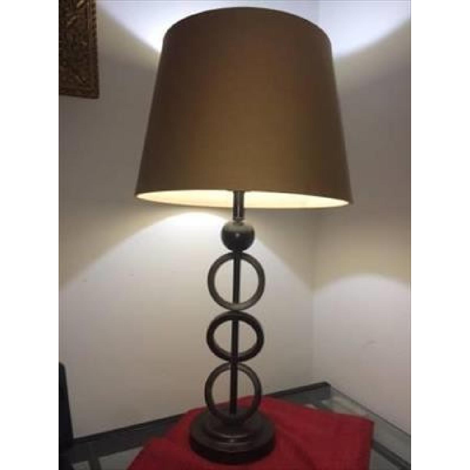 Pier 1 Imports Iron Rings Table Lamp - image-2