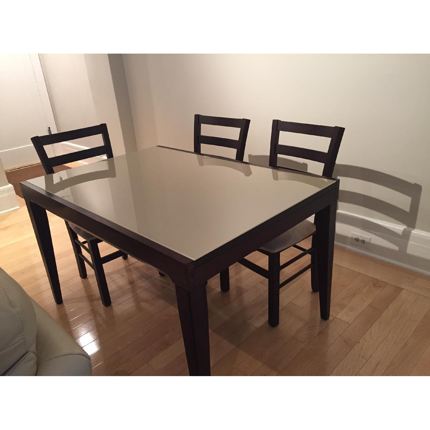 Olivo & Godeassi Expandable Glass Top Dining Table - image-5