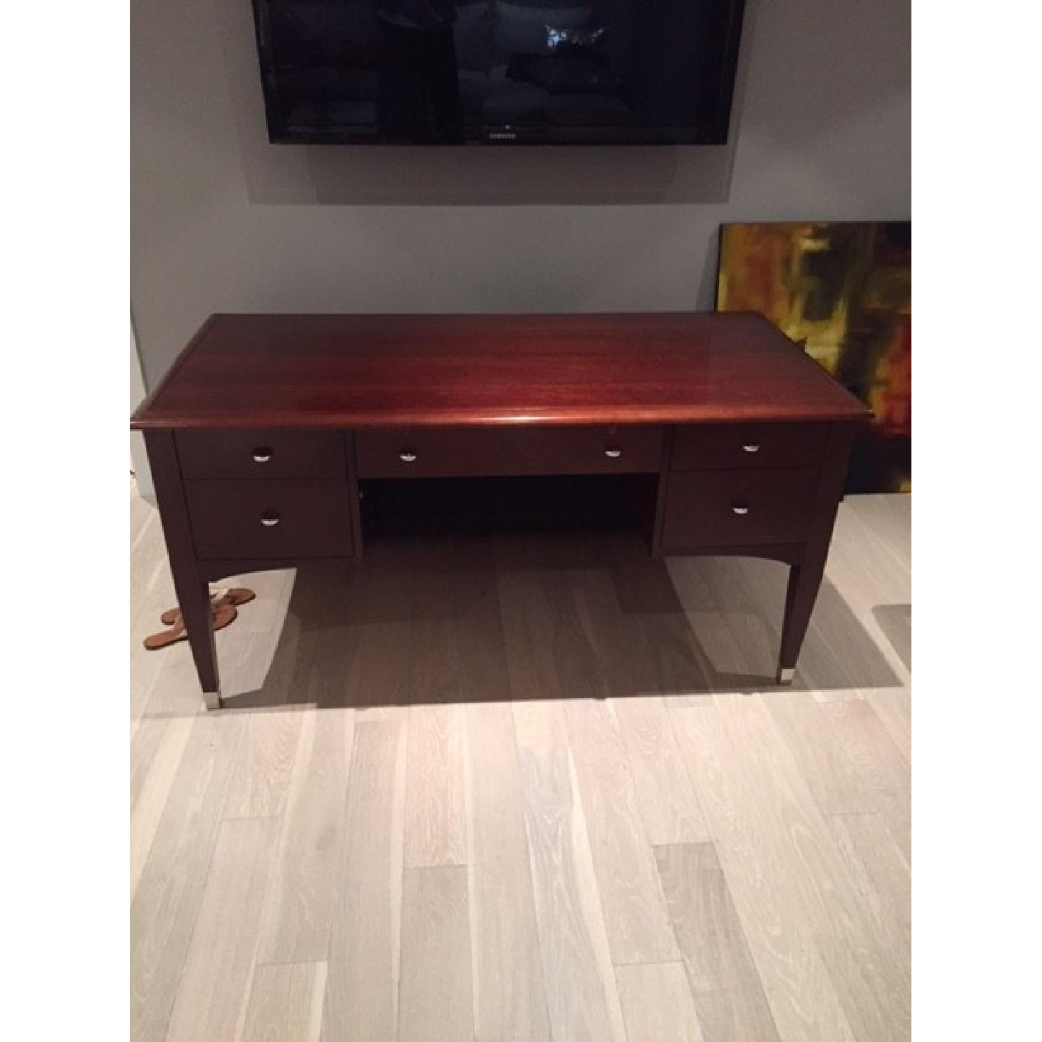 Sligh Furniture Mahogany Office Desk - image-1