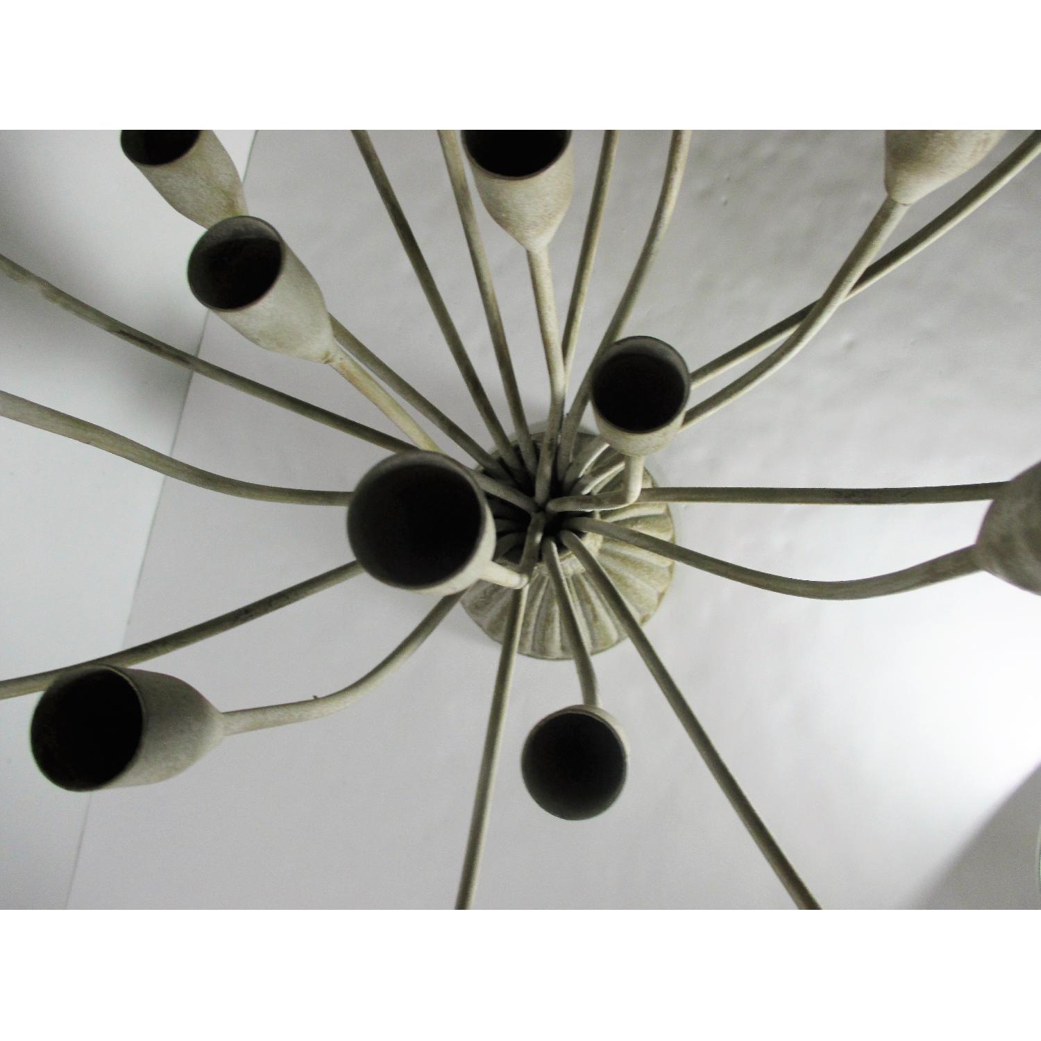 Anthropologie Cast Iron Candelabra - image-6