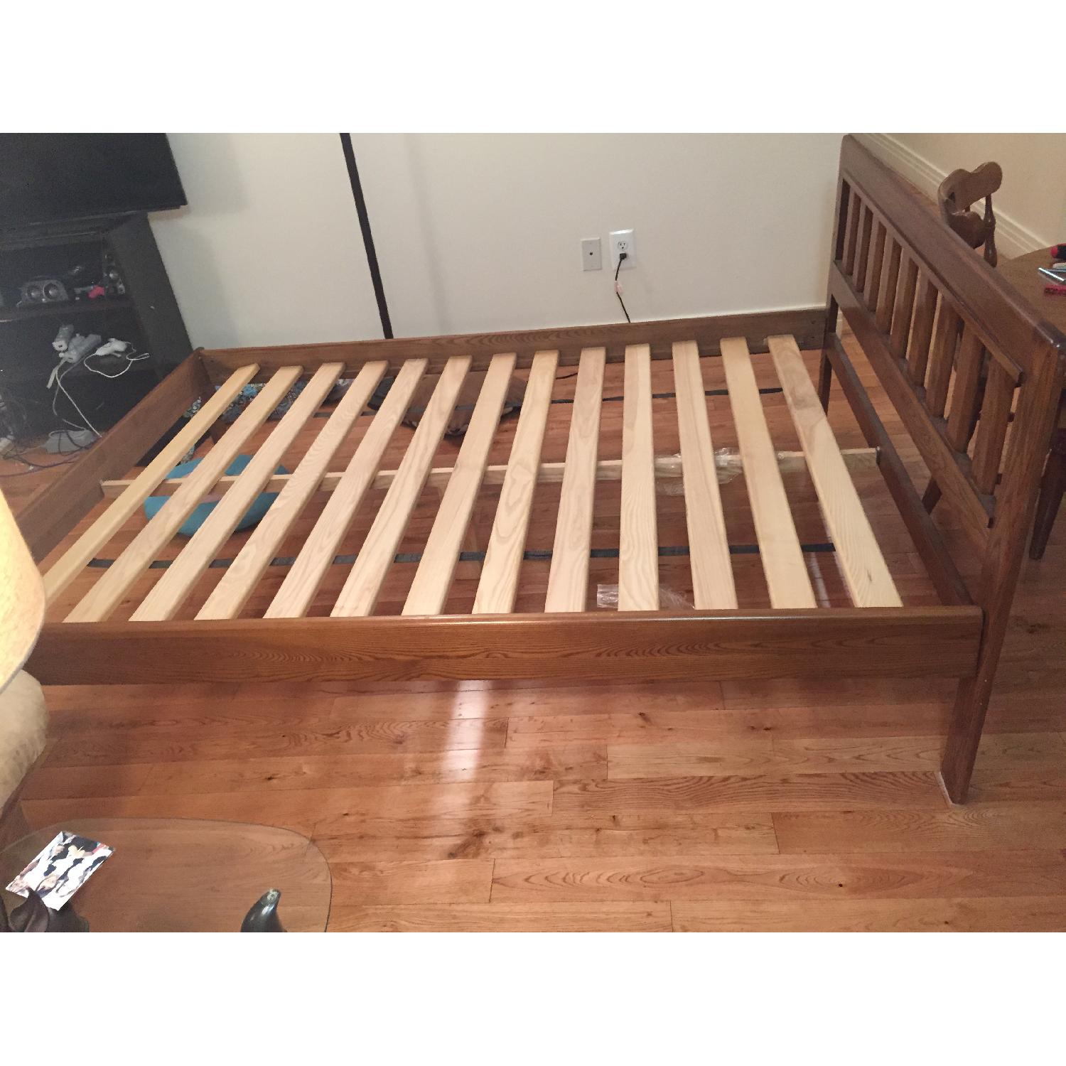 L.L.Bean Rangeley Full Size Bed Frame in Honey - image-2