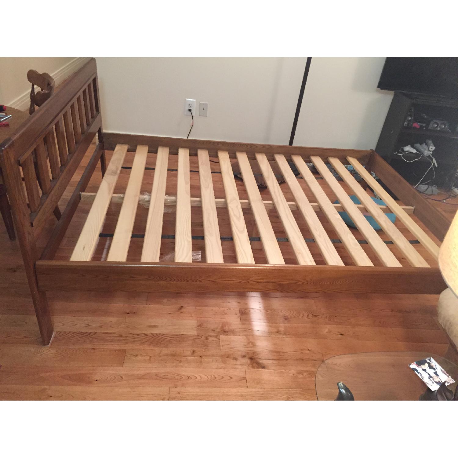 L.L.Bean Rangeley Full Size Bed Frame in Honey - image-5