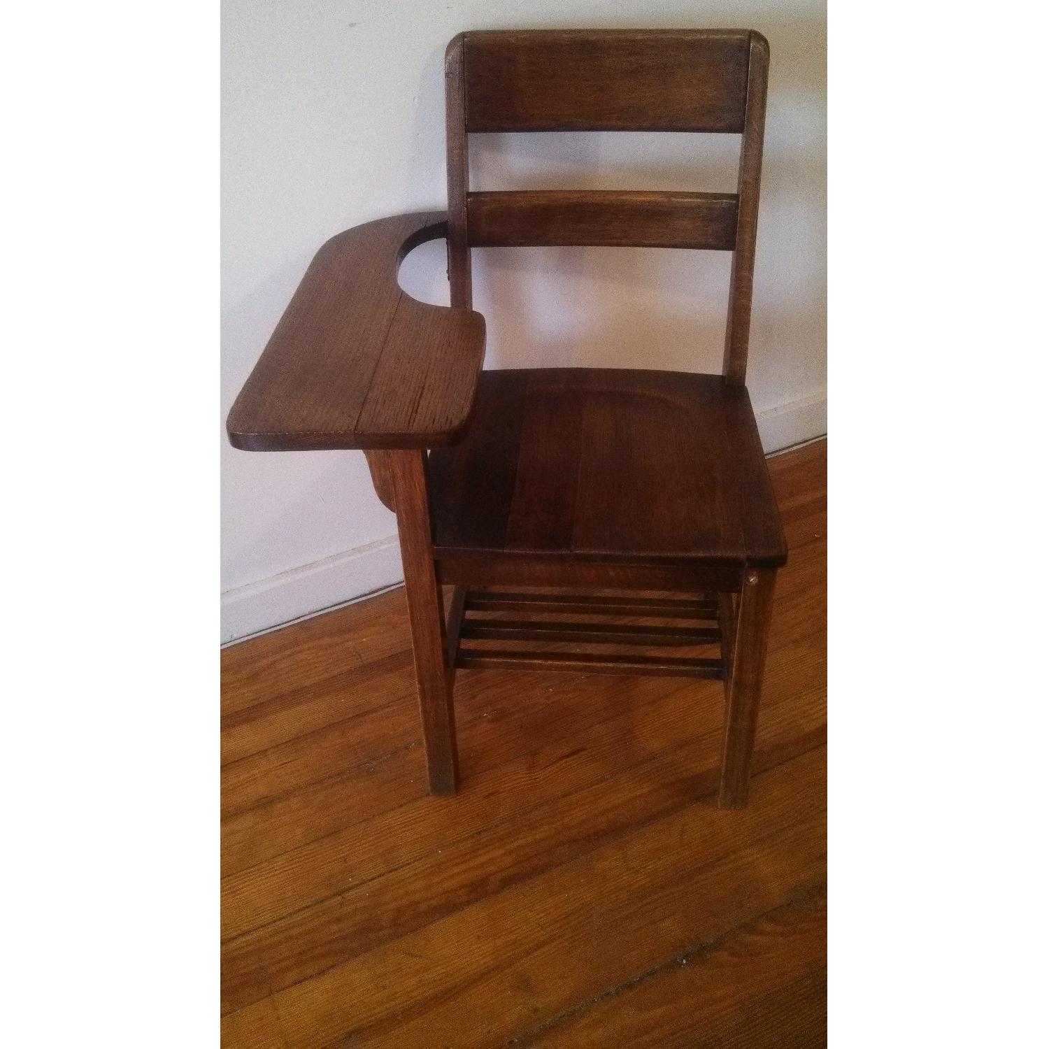 Vintage School Desk/Chair - image-1