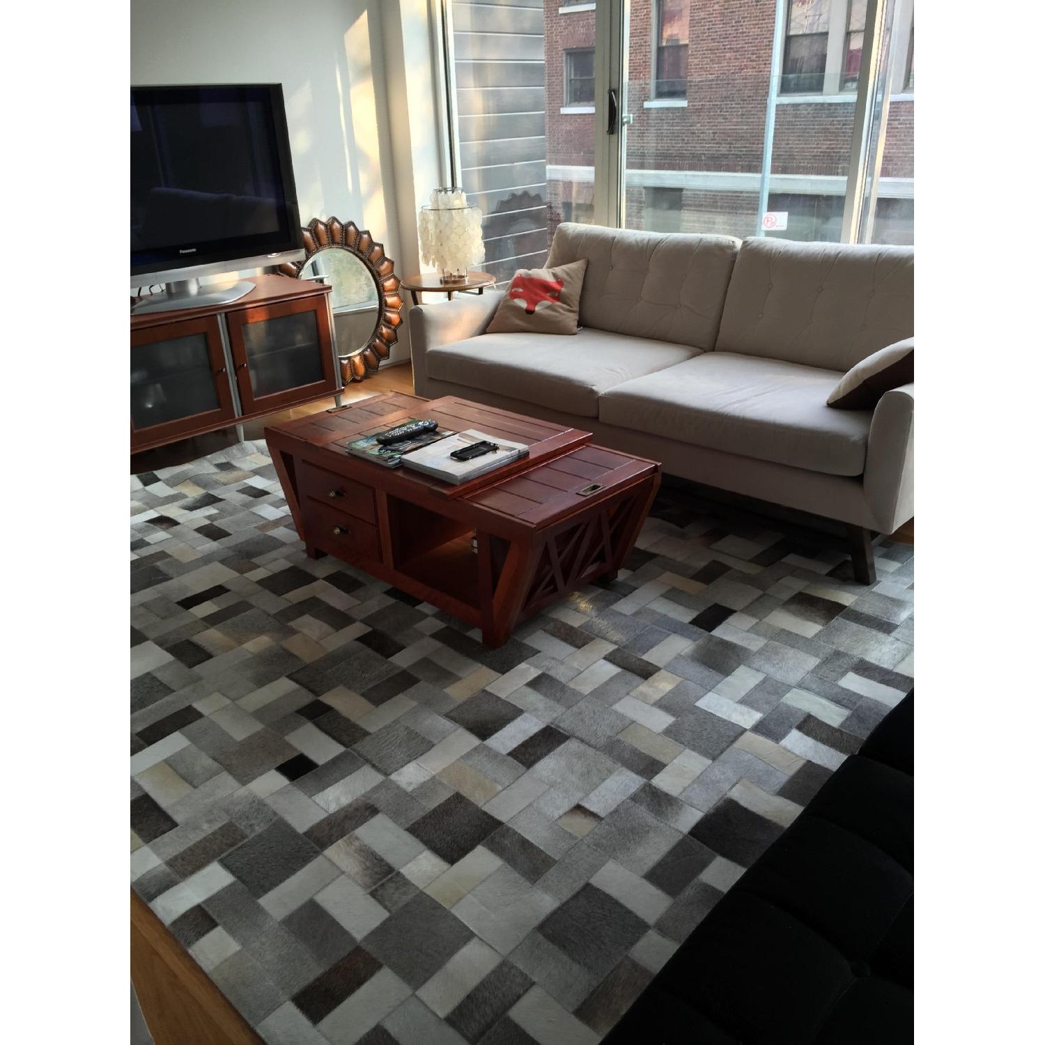 Gilt Surya Outback Cowhide Rug - image-1