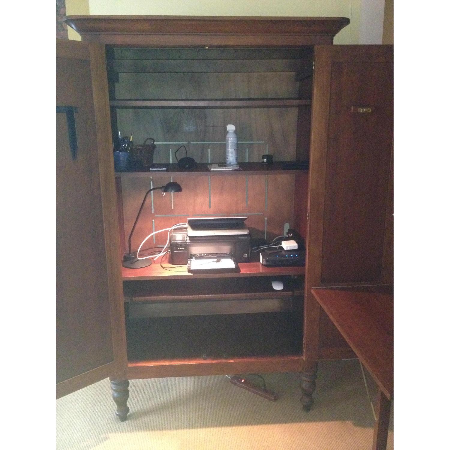 Crate & Barrel Computer Armoire - AptDeco
