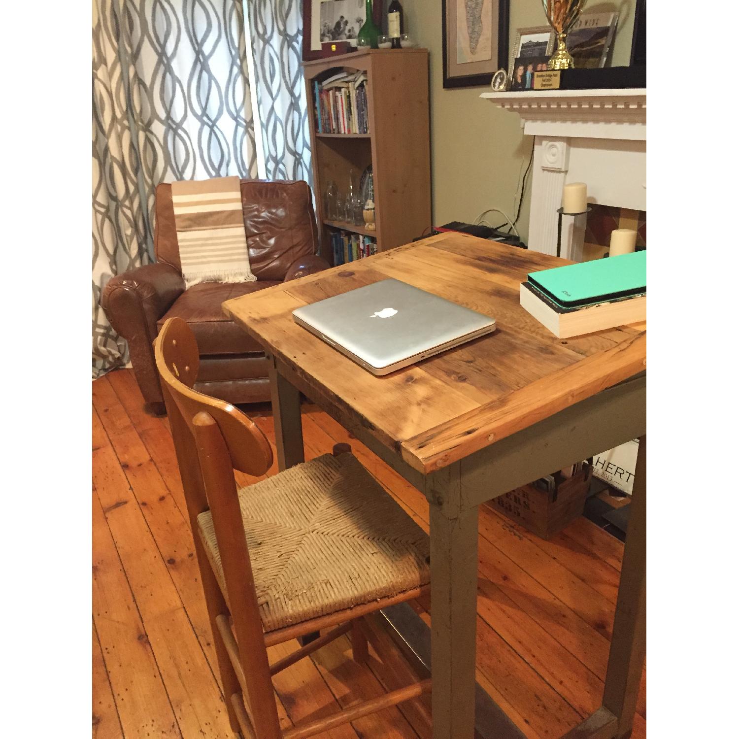 Industrial Chic Desk w/ Stool - image-2