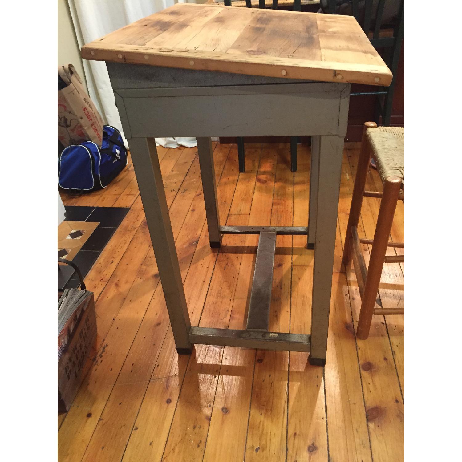 Industrial Chic Desk w/ Stool - image-3