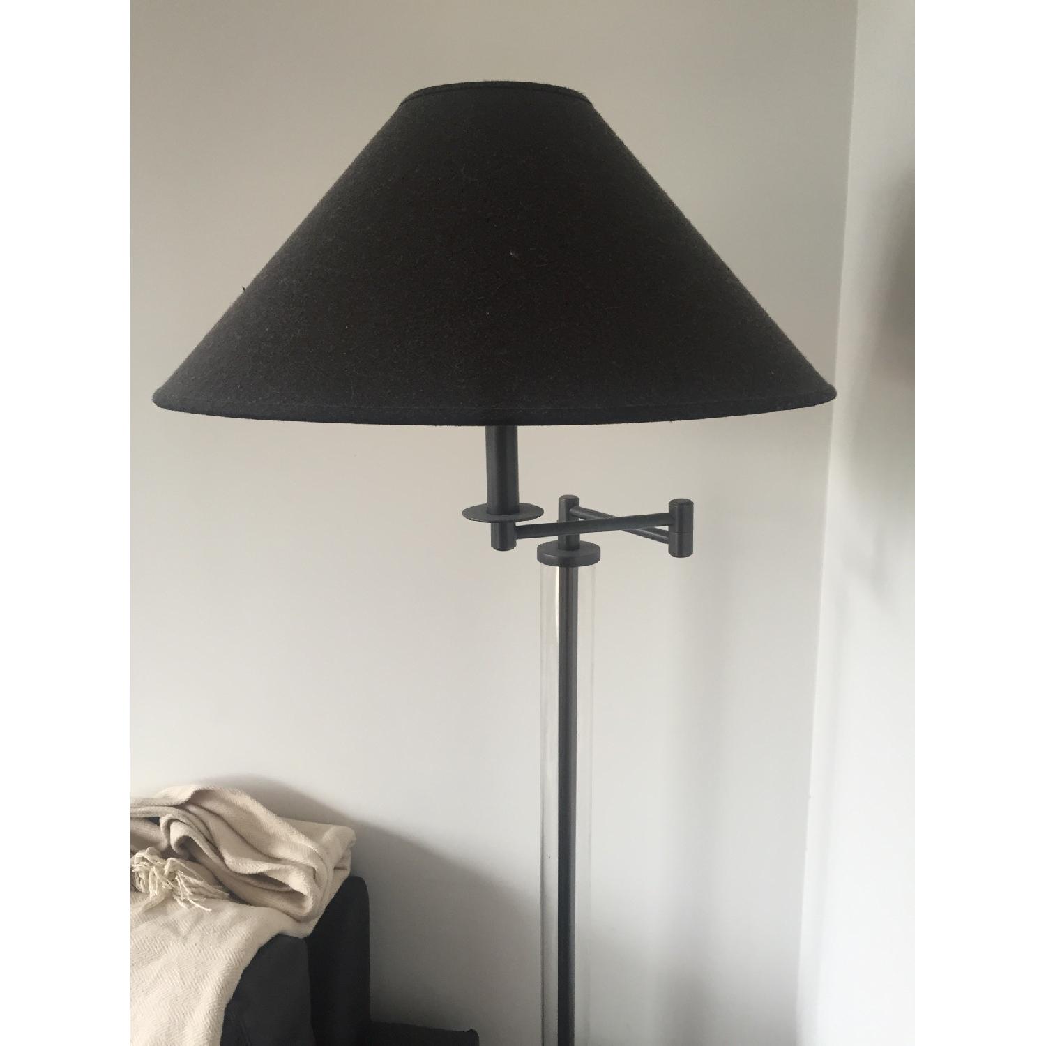 Restoration Hardware French Column Glass Swing Lamp - image-2