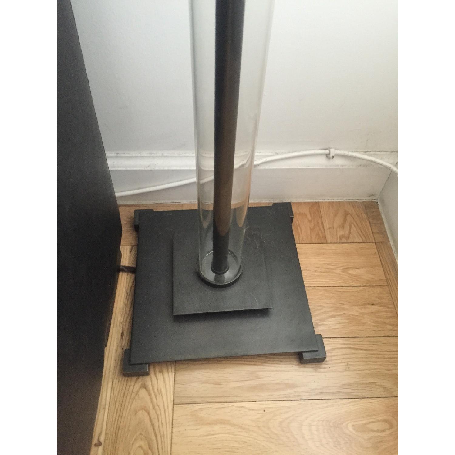 Restoration Hardware French Column Glass Swing Lamp - image-3