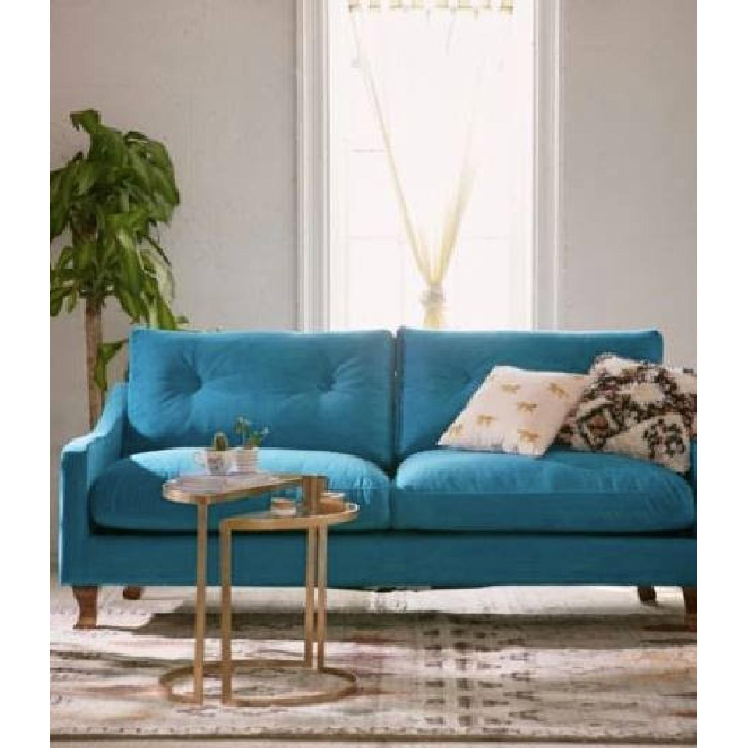Turquoise Blue Sofa - image-3