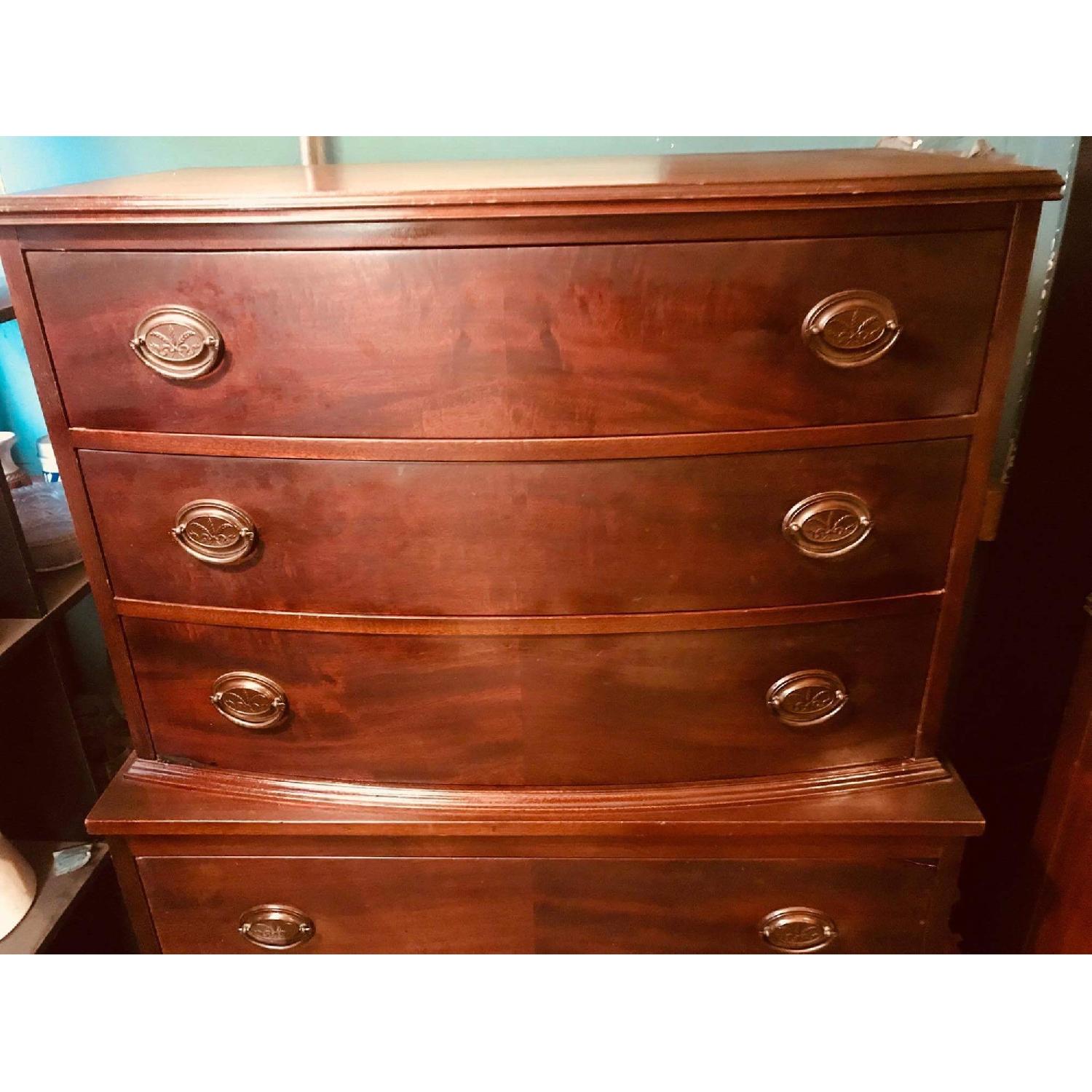 Antique 1930s John Stuart Furniture Mahogany Dresser - image-3