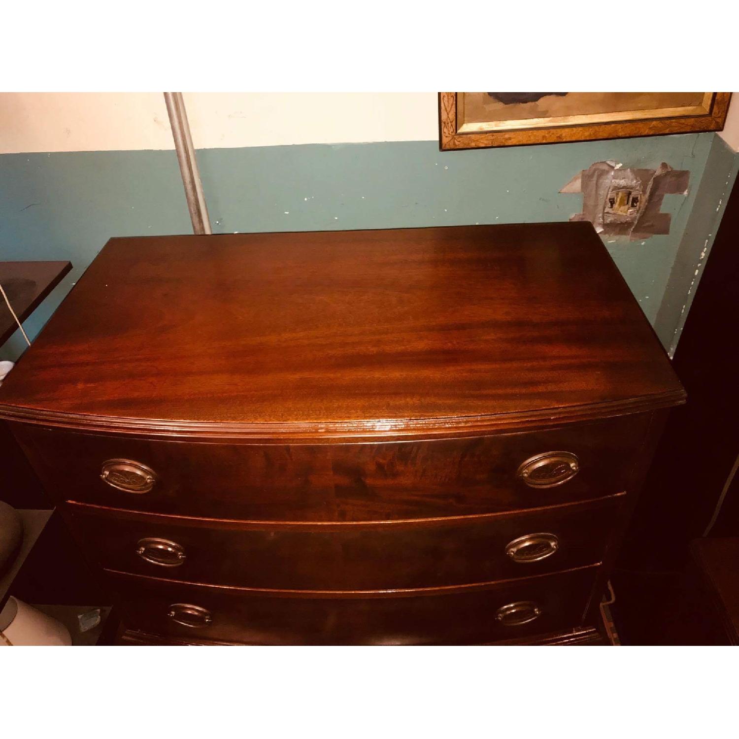 Antique 1930s John Stuart Furniture Mahogany Dresser - image-11