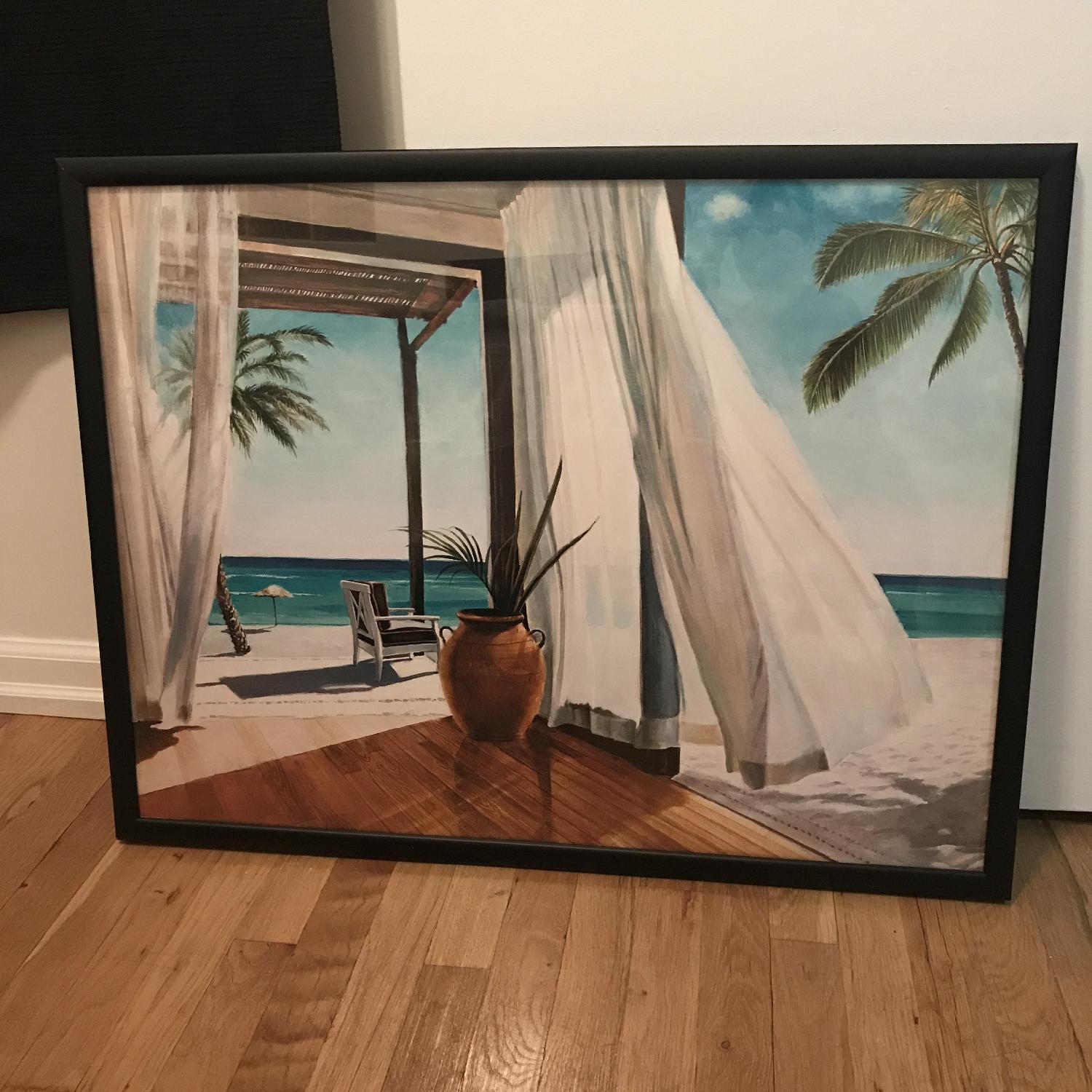 All Posters Beach Cabana Framed Print - image-2