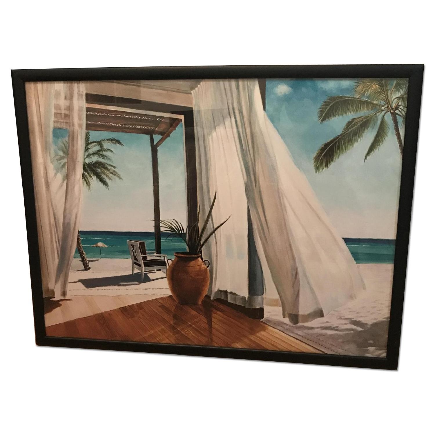 All Posters Beach Cabana Framed Print - image-5
