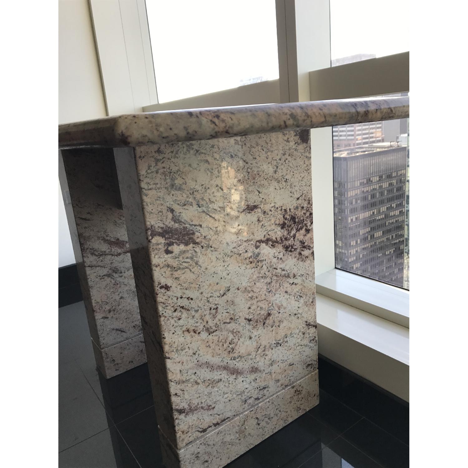 Custom Made Rectangular Polished Granite Table - image-4