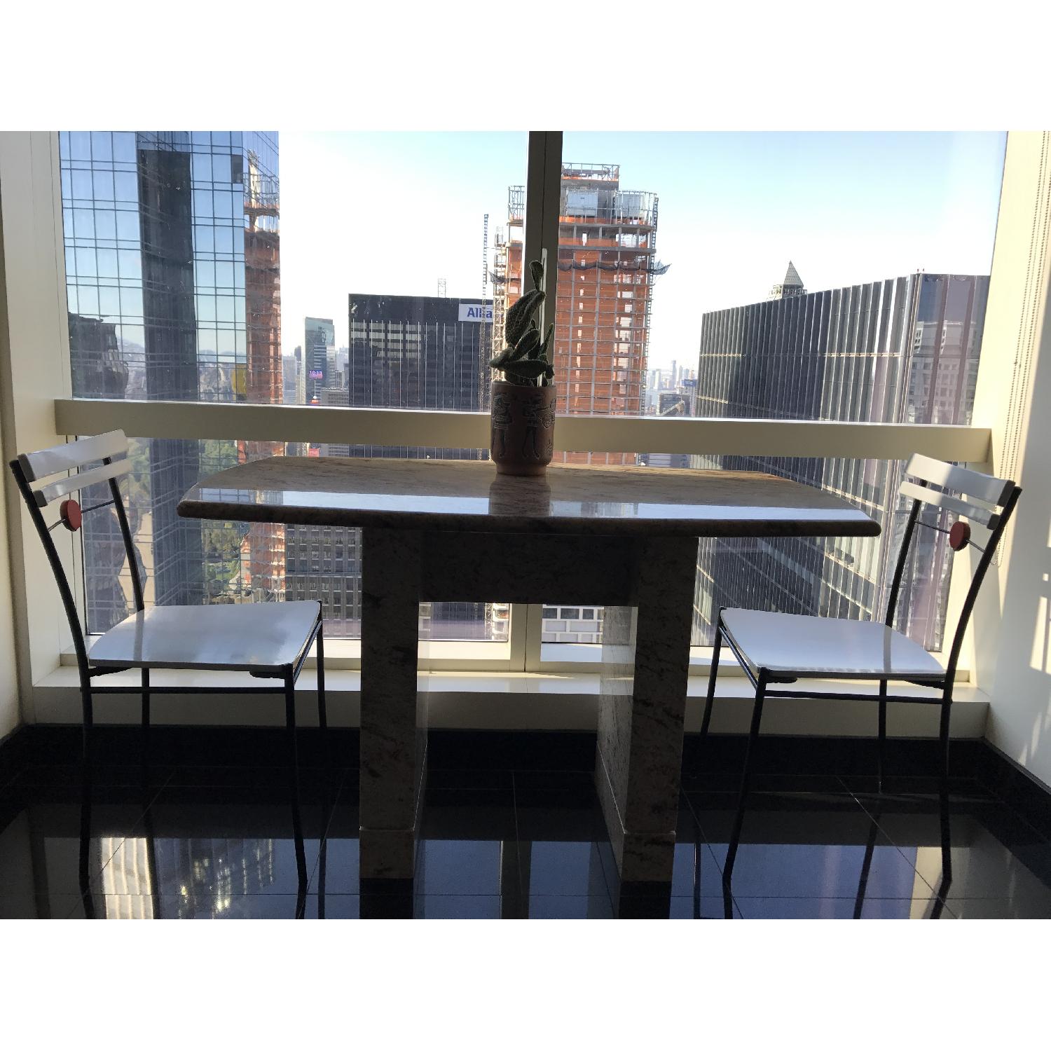 Custom Made Rectangular Polished Granite Table - image-5