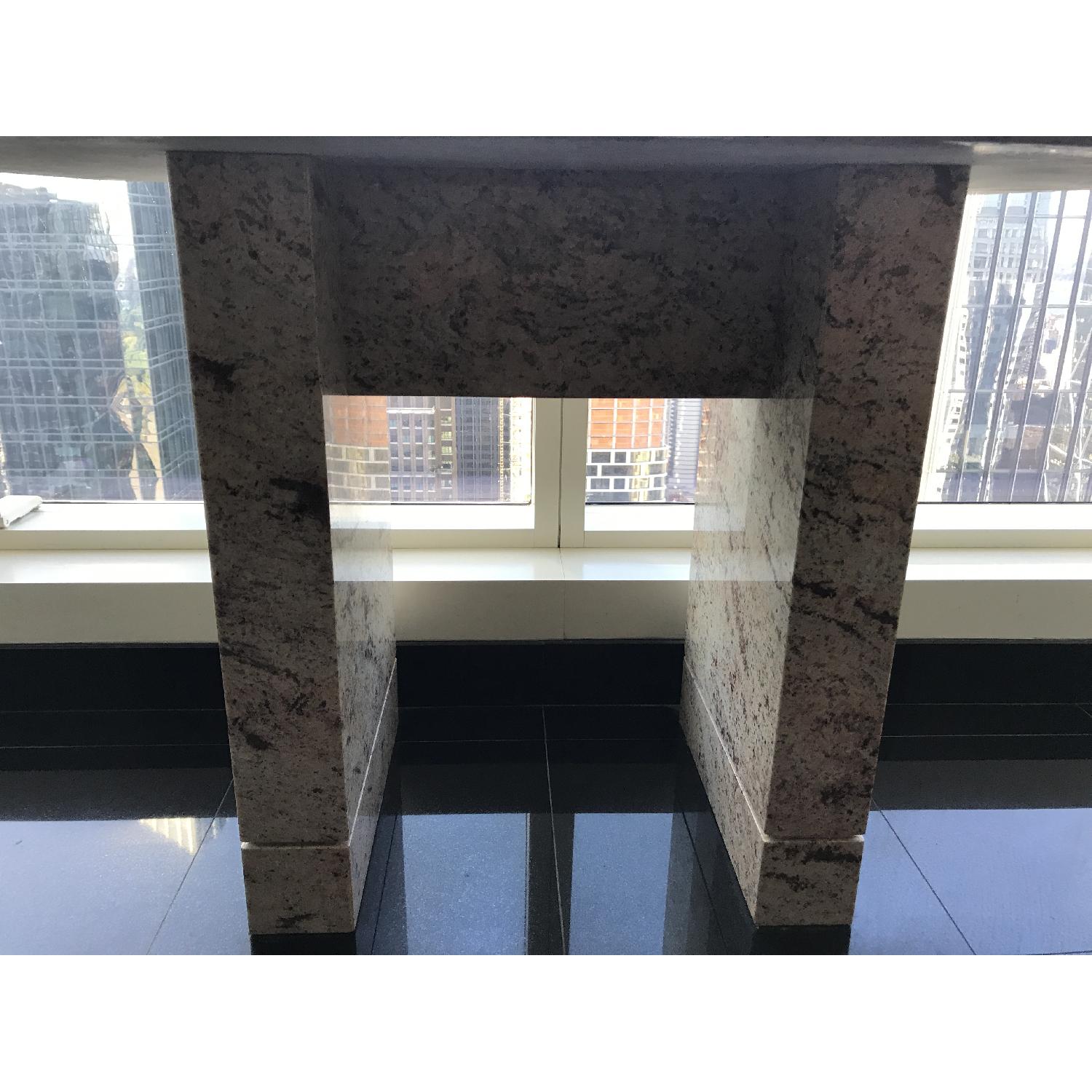 Custom Made Rectangular Polished Granite Table - image-6