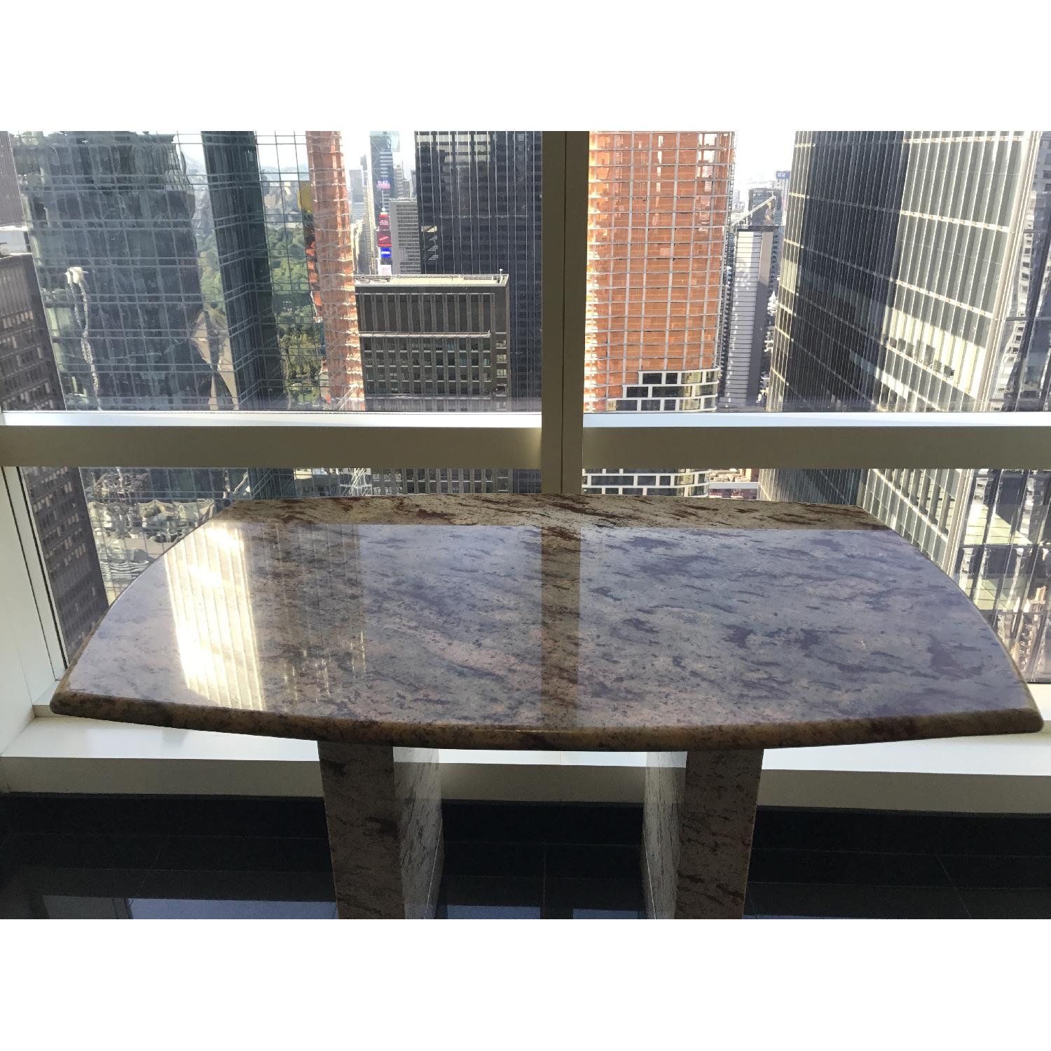 Custom Made Rectangular Polished Granite Table - image-7