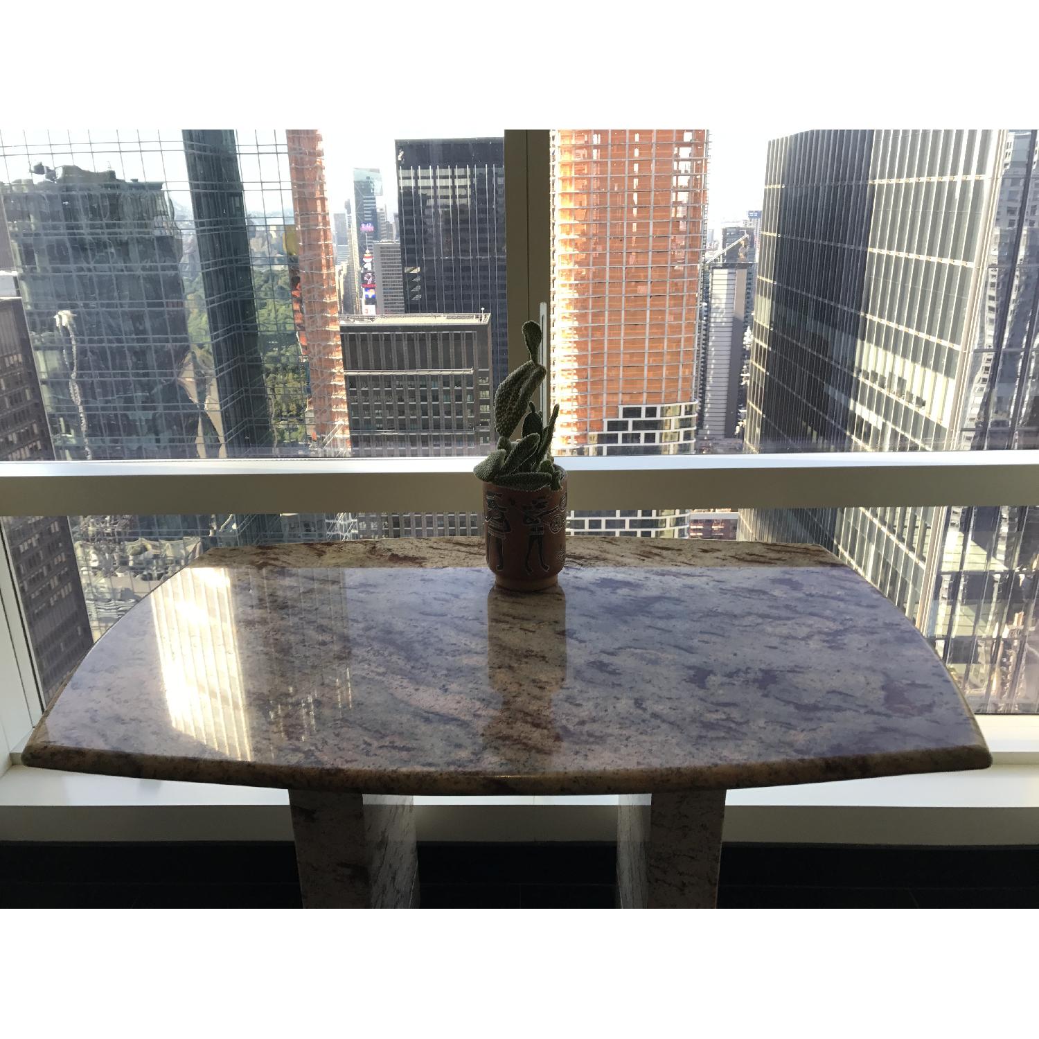 Custom Made Rectangular Polished Granite Table - image-8