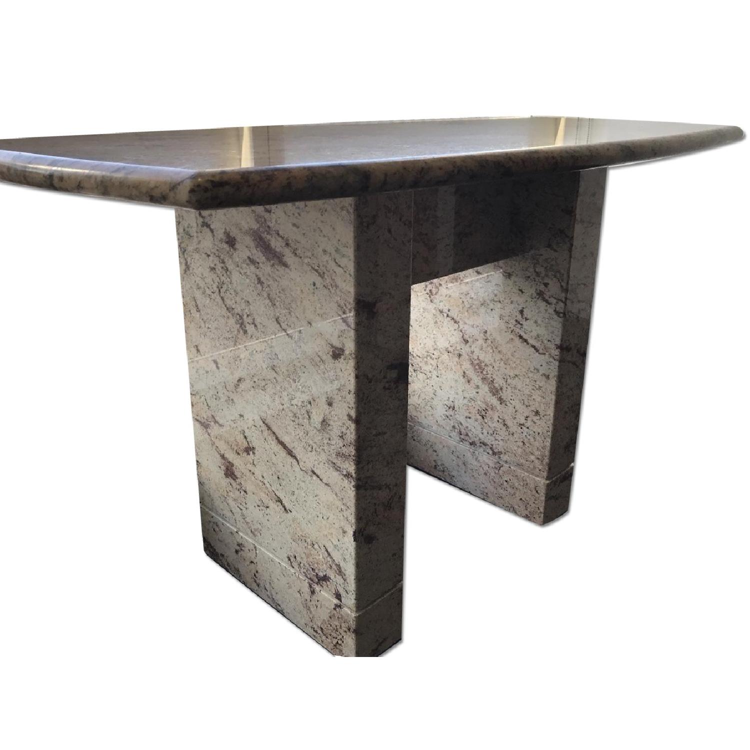 Custom Made Rectangular Polished Granite Table - image-0