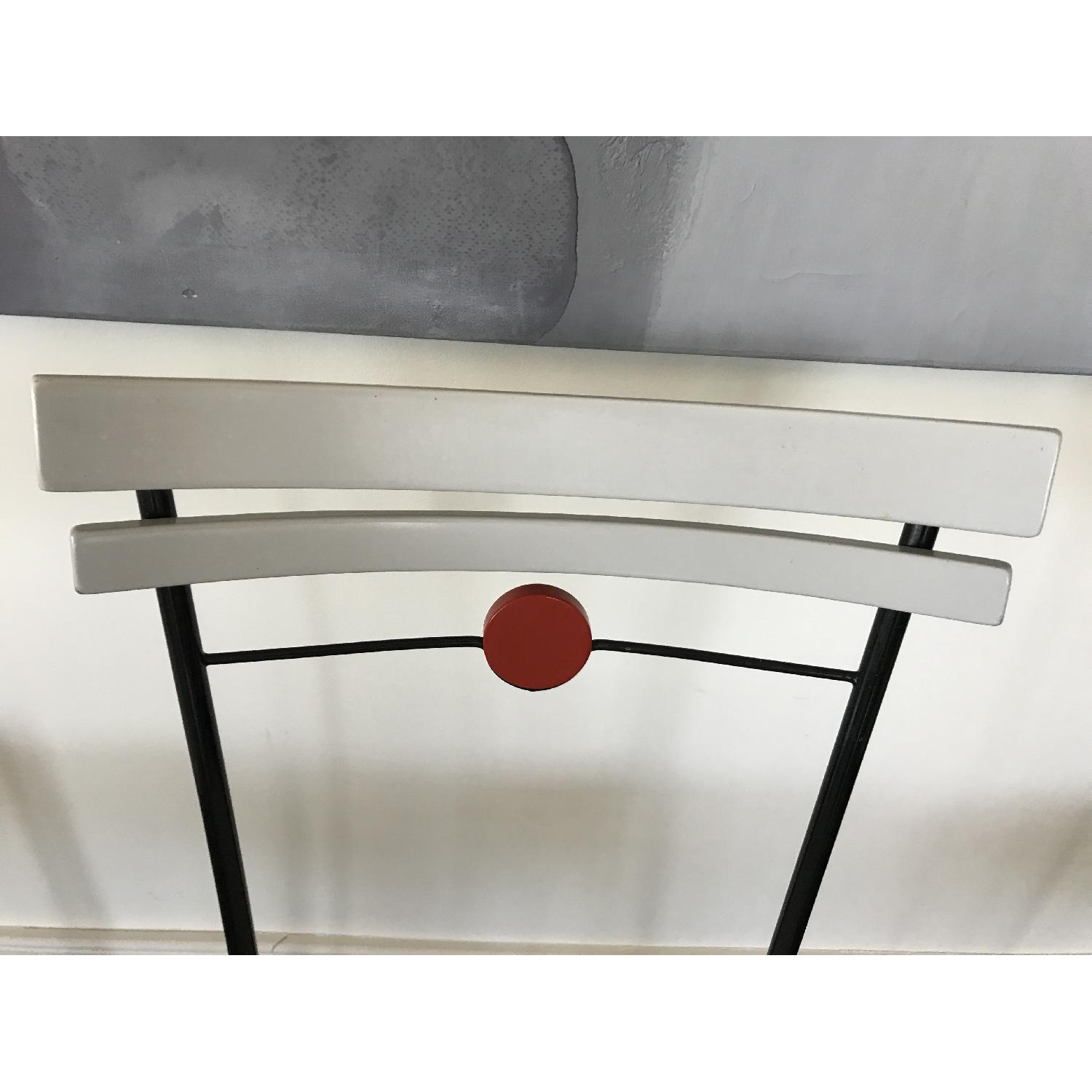 Ikea Steel Frame Dining Chair w/ Wood Seat - image-3