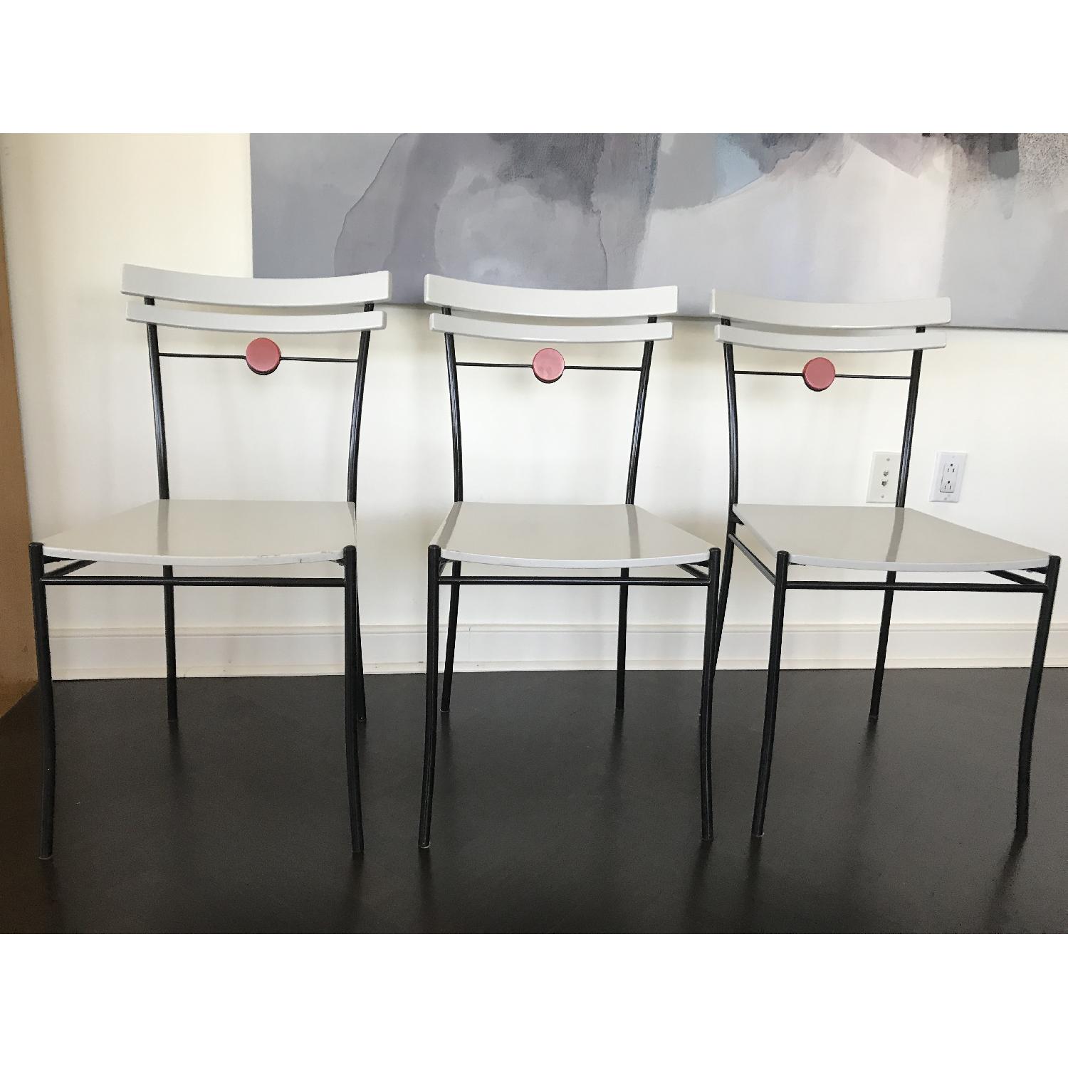 Ikea Steel Frame Dining Chair w/ Wood Seat - image-5