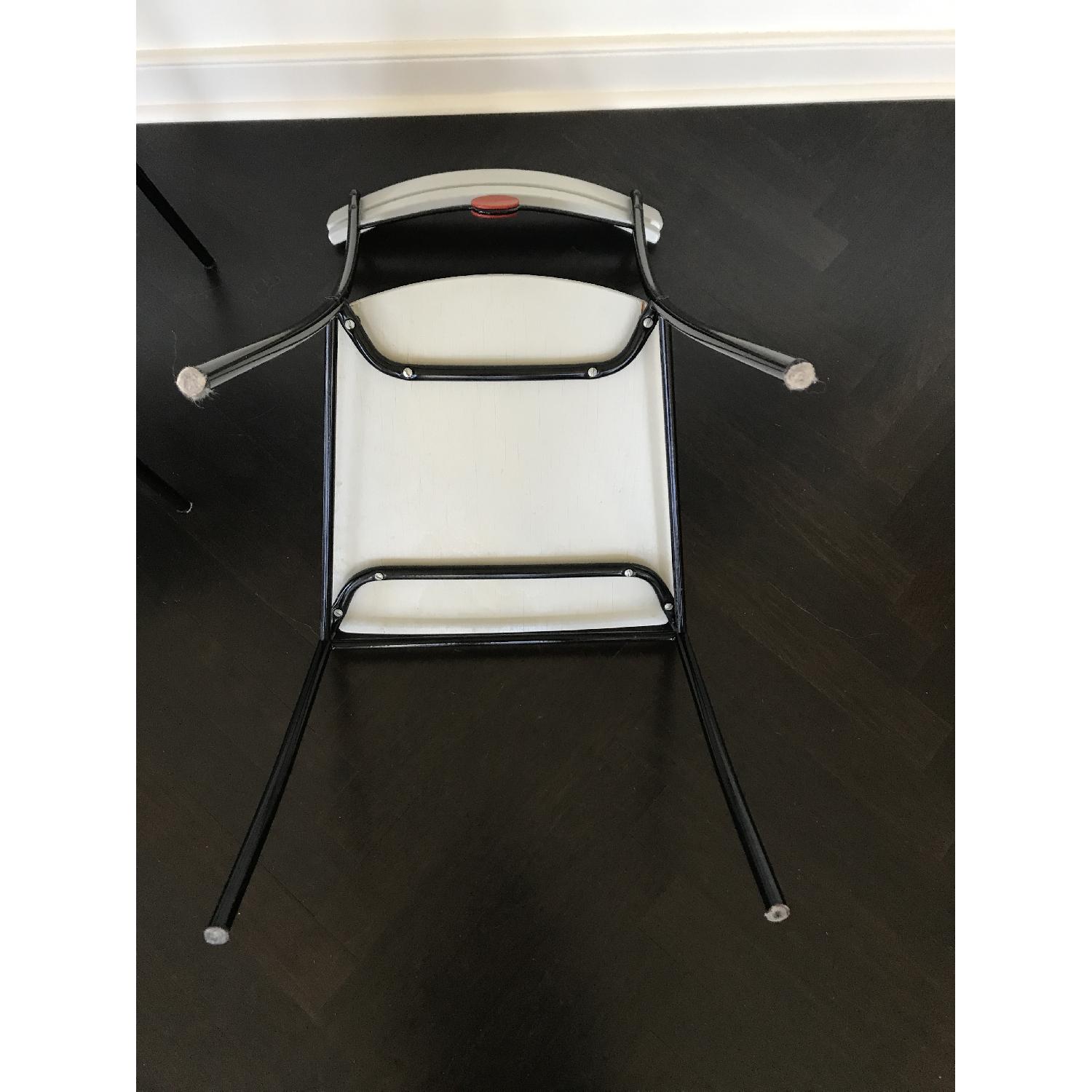 Ikea Steel Frame Dining Chair w/ Wood Seat - image-6