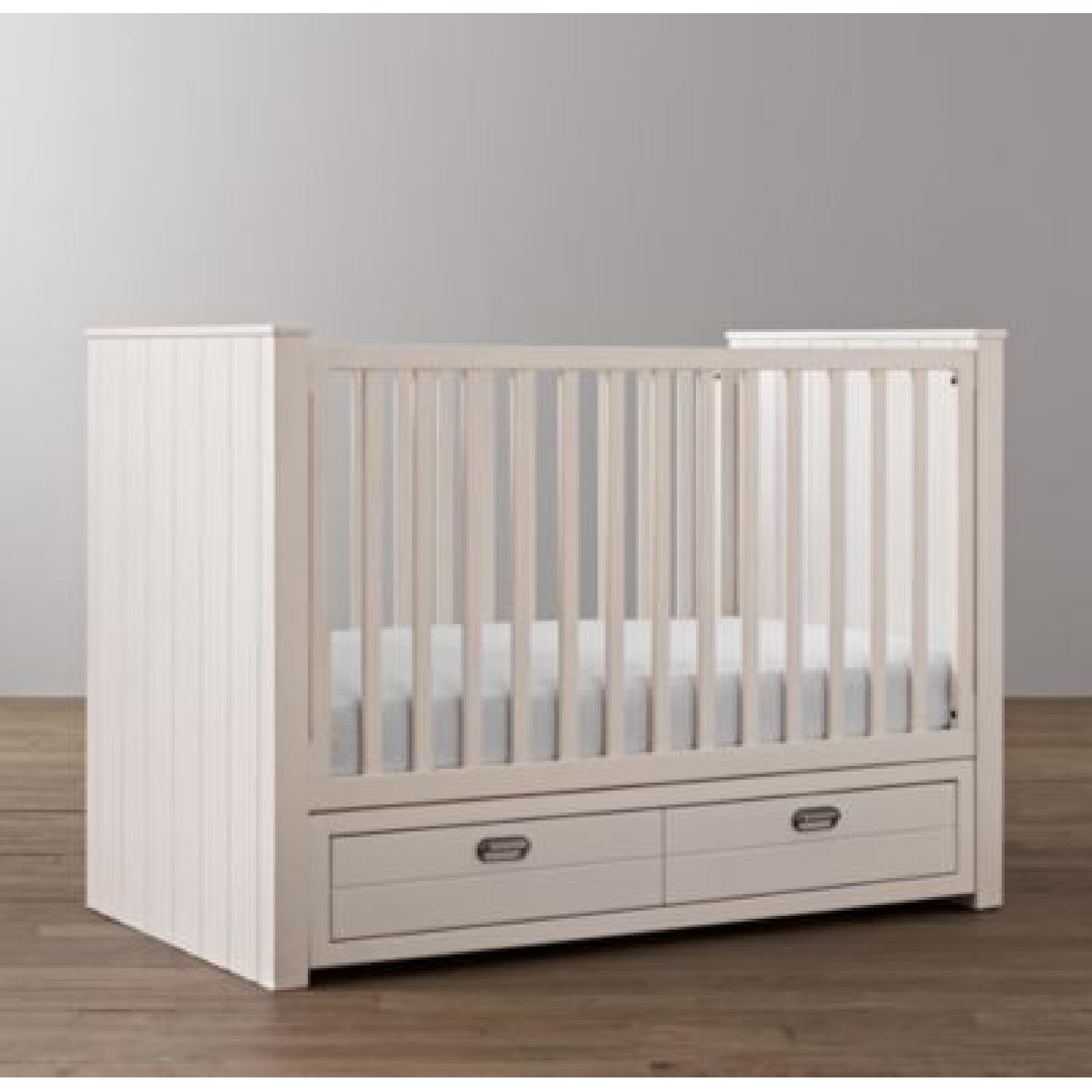 Restoration Hardware Haven Storage Panel Crib AptDeco
