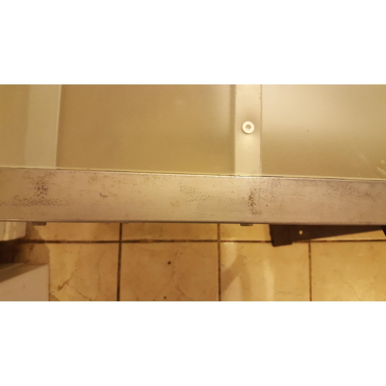 OSP Furniture Glass Top Computer Desk w/ Keyboard Tray - image-4