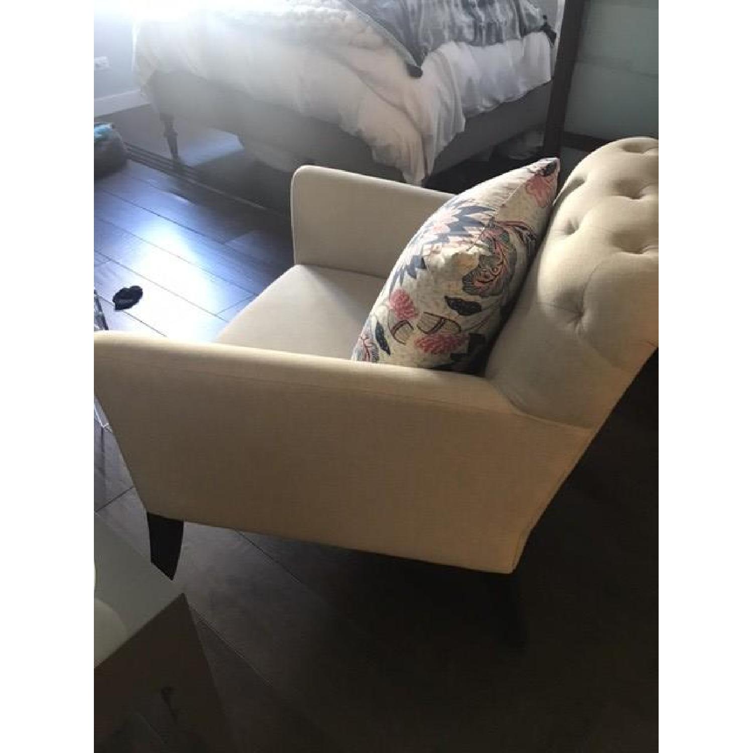 West Elm Tufted Accent Chairs AptDeco