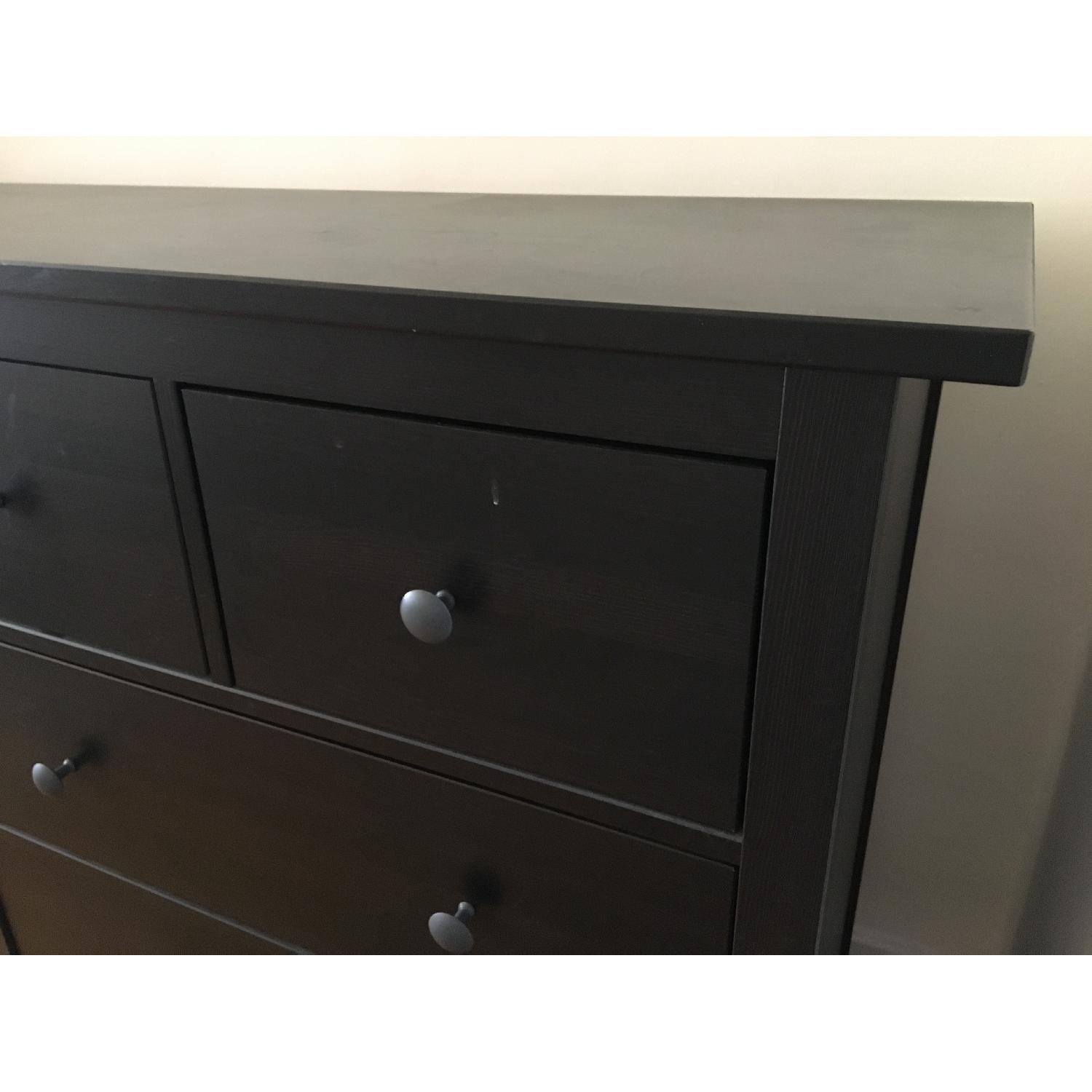 Ikea Hemnes 8Drawer BlackBrown Dresser AptDeco
